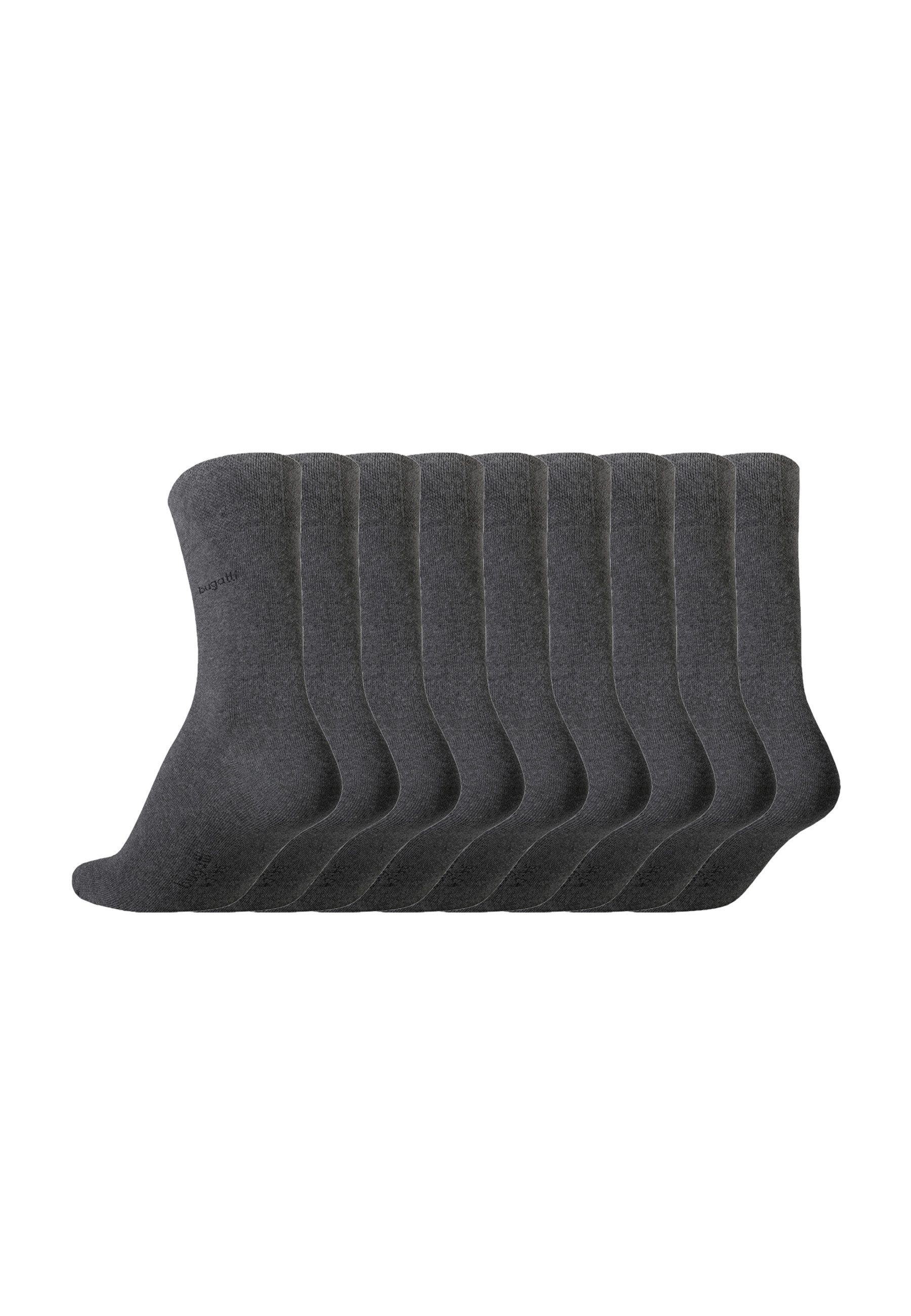 bugatti Socken bugatti Herren Socken Basic anthrazit 9er Pack Strümpfe bugatti Herren Socken Basic anthrazit 9er Pack Strümpfe