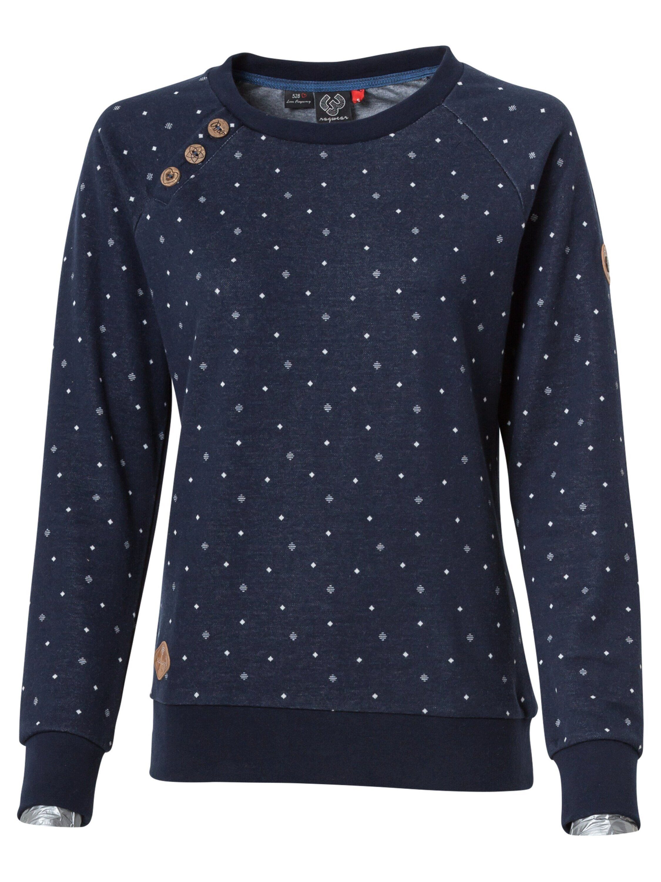 Ragwear Sweatshirt Daria (1-tlg) Weiteres 2028 Patches navy Detail