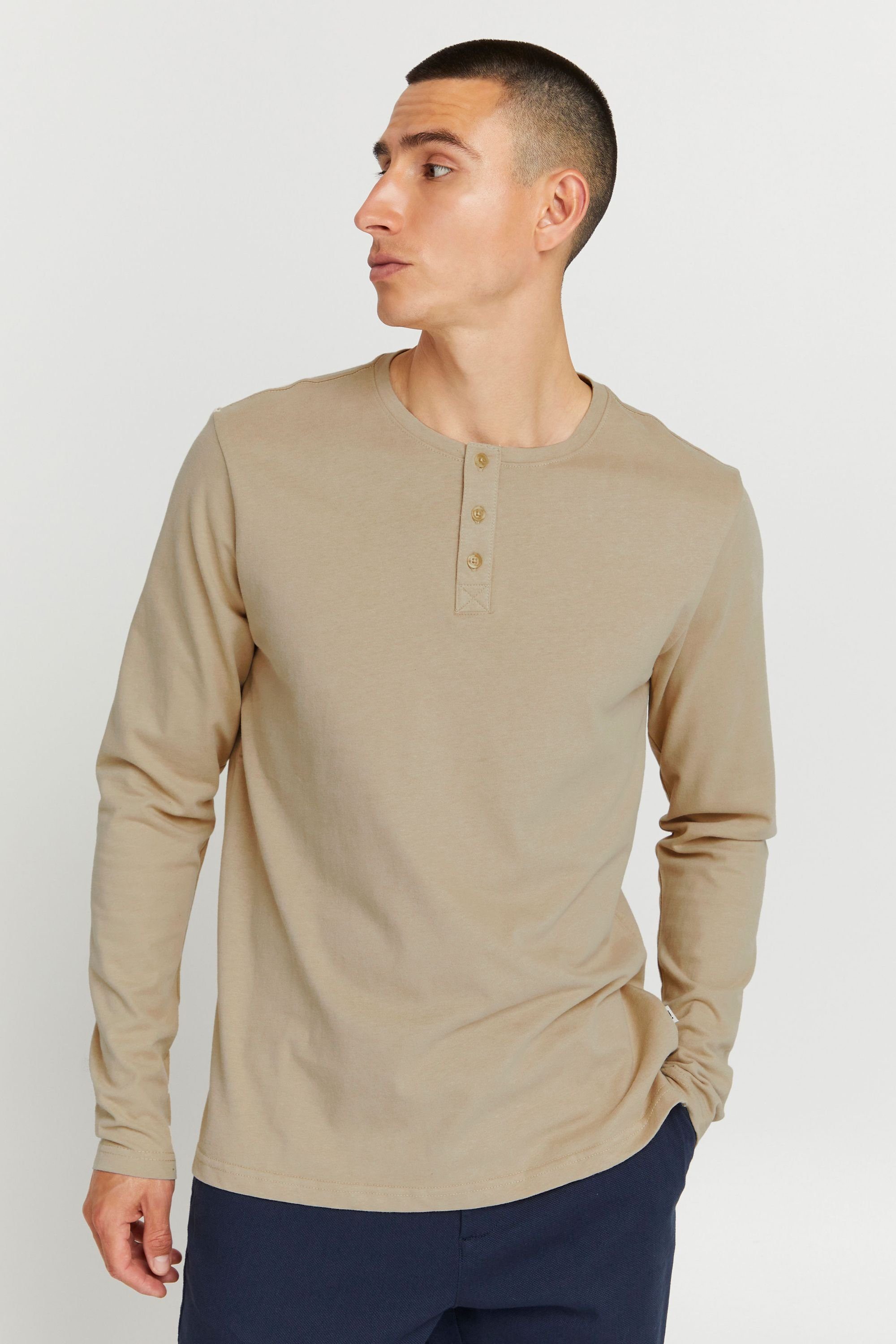 Solid Langarmshirt SDVinton LS 21106135 Humus (151304)