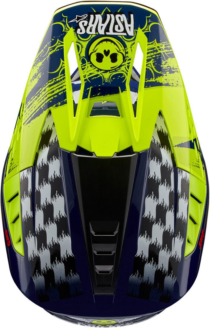 Alpinestars Motocrosshelm S-M5 Rash Motocross Helm, Notfallsystem-Polsterung (EQRS)