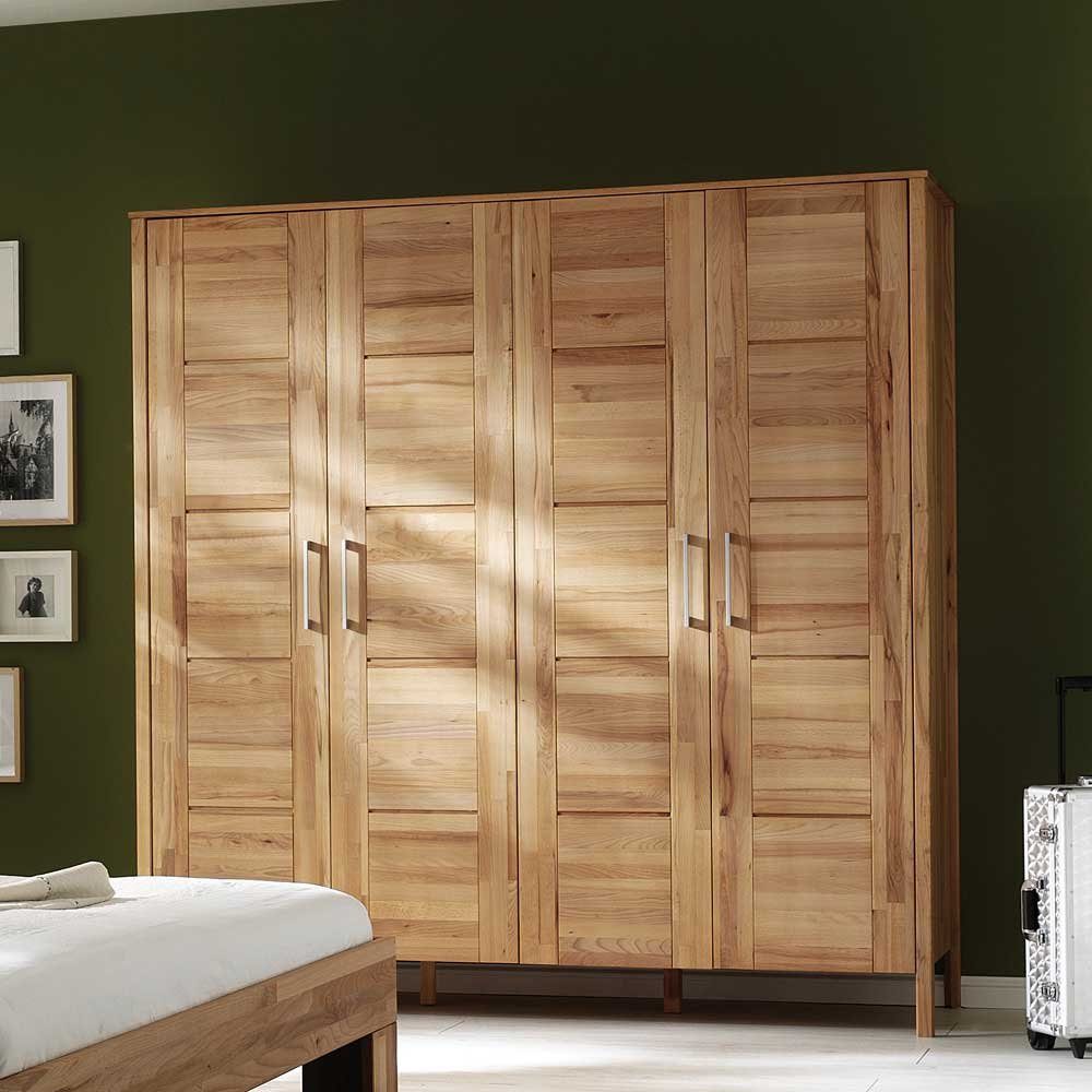 Pharao24 Kleiderschrank Sienna aus Massivholz