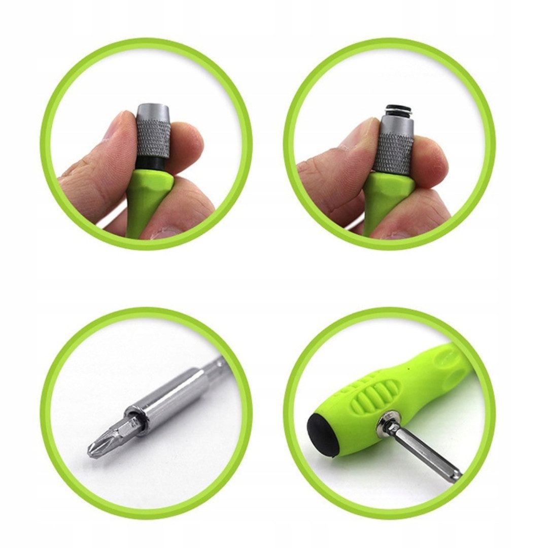 RACEL Schraubendreher Feinmechaniker Schraubendreher Set 32in1 Präzision Torx Werkzeug CrV, (1 St), Chrom-Vanadium-Stahl (CrV) – Bild 4 von 5