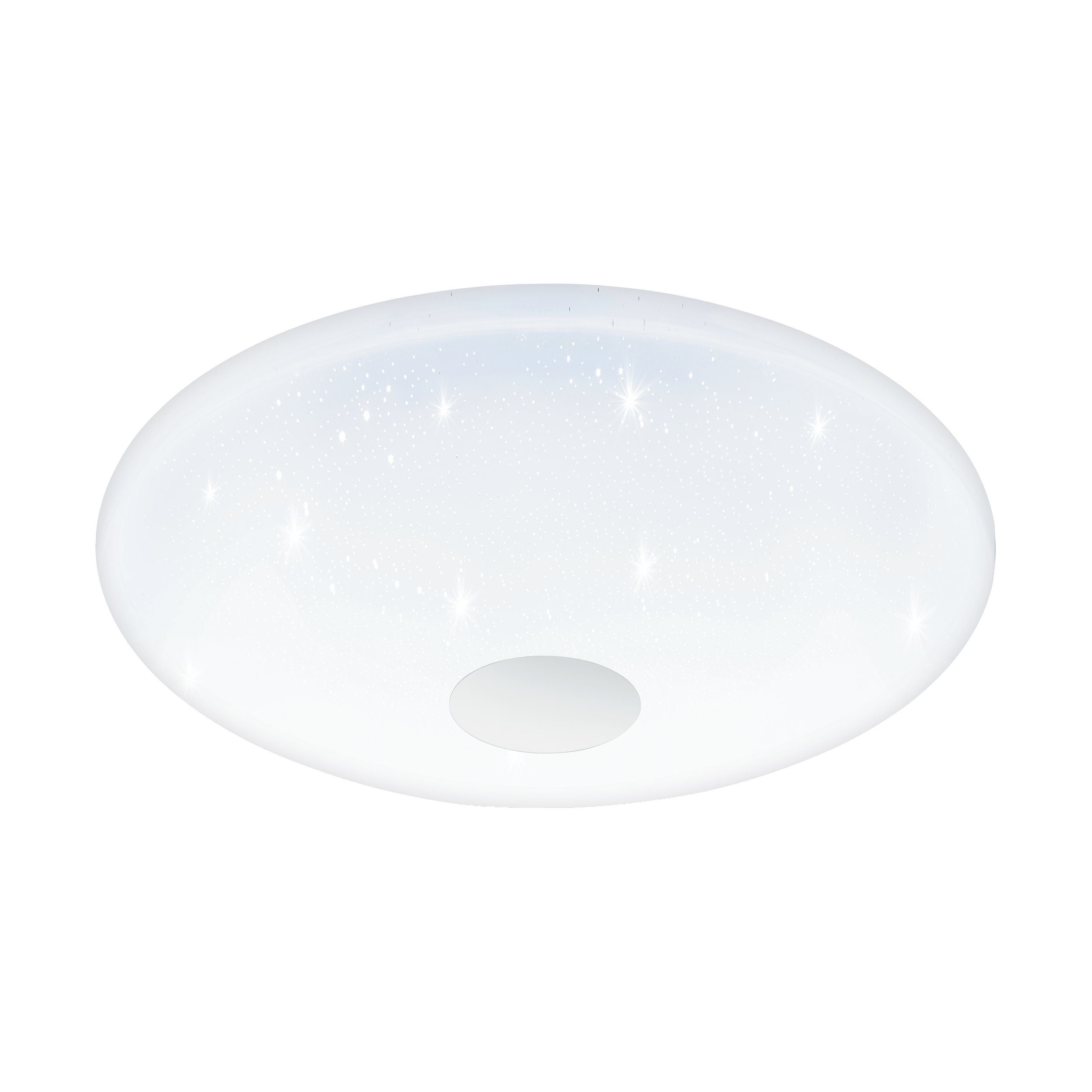EGLO LED Deckenleuchte Voltago 2, Leuchtmittel inklusive, Deckenlampe, inkl. Fernbedienung, dimmbar, Wohnzimmerlampe, Ø 58 cm