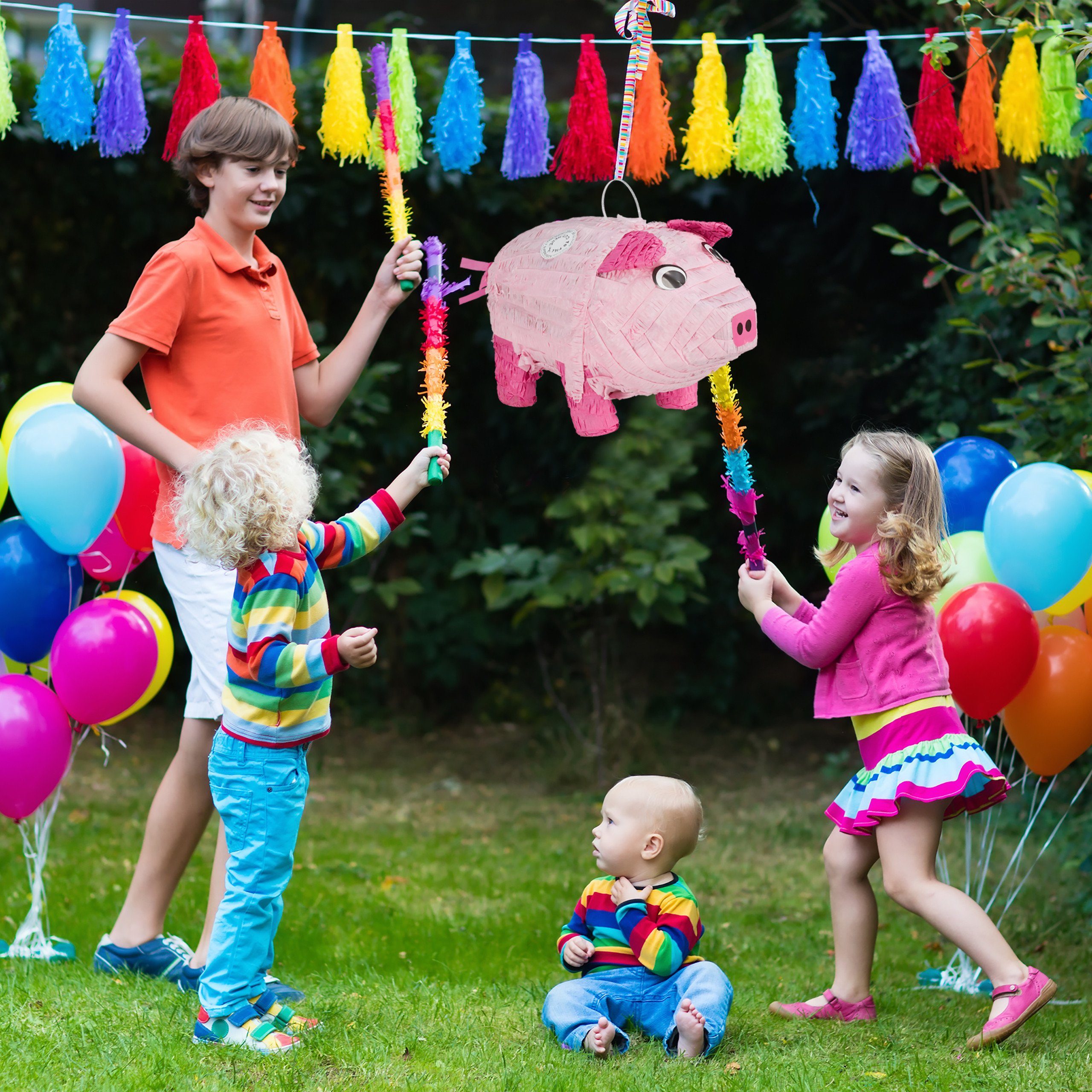 relaxdays Pinata Schwei