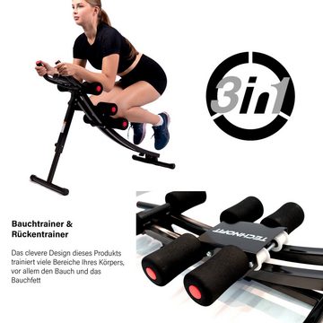 Technofit Bauchmuskelmaschine Bauchtrainer Höhenverstellbarer Bauchmuskeltrainer (Set, Bedienungsanleitung)