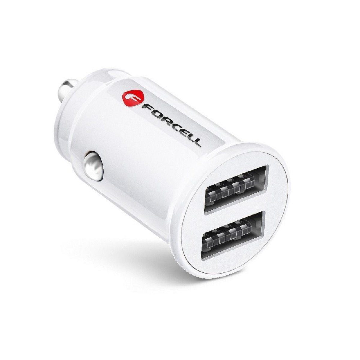 Auto-Schnellladegerät, 1x USB-C PD, 1x USB-A QC, 38 W, Metall