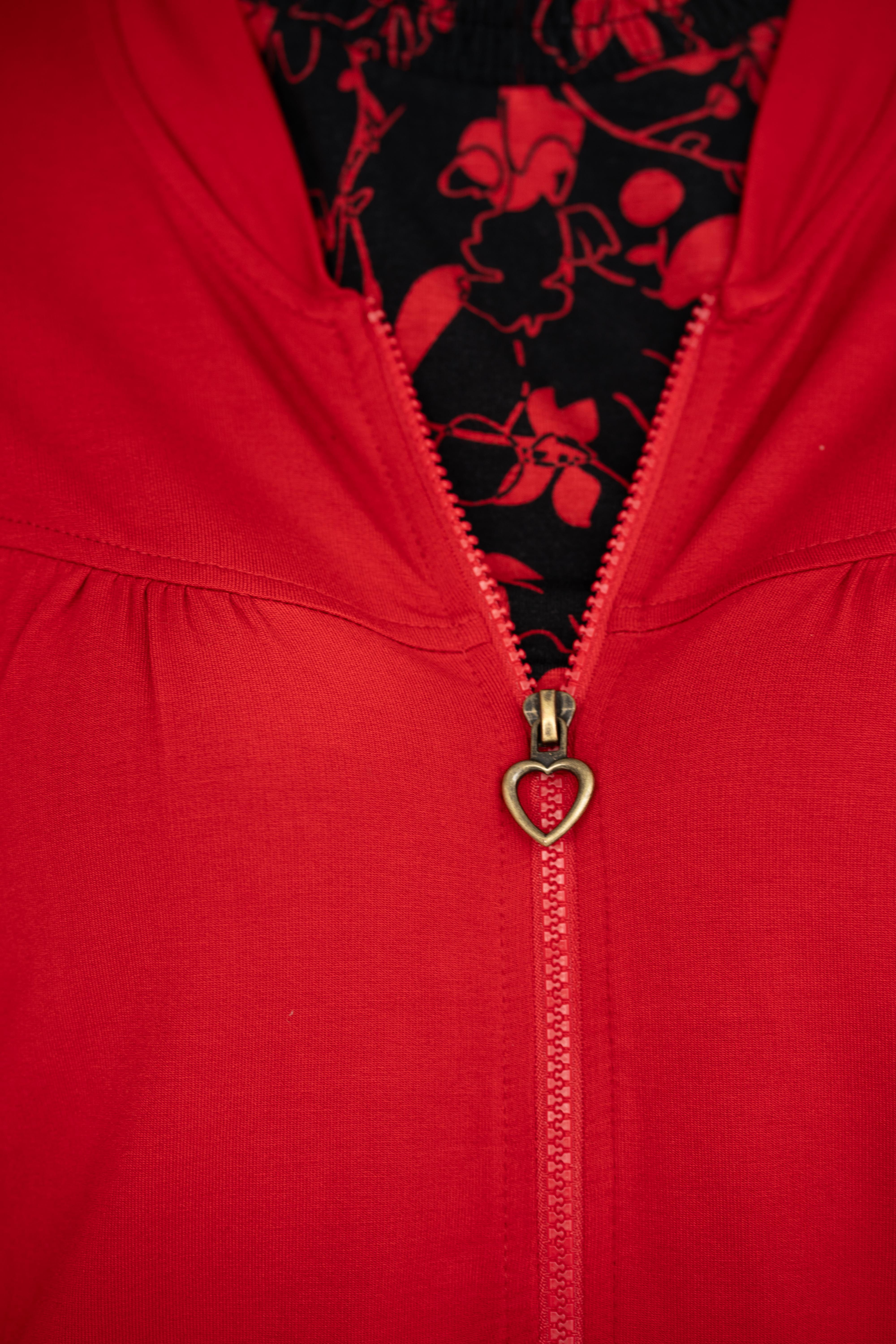 einfach Schön Sweatjacke Ruby rot