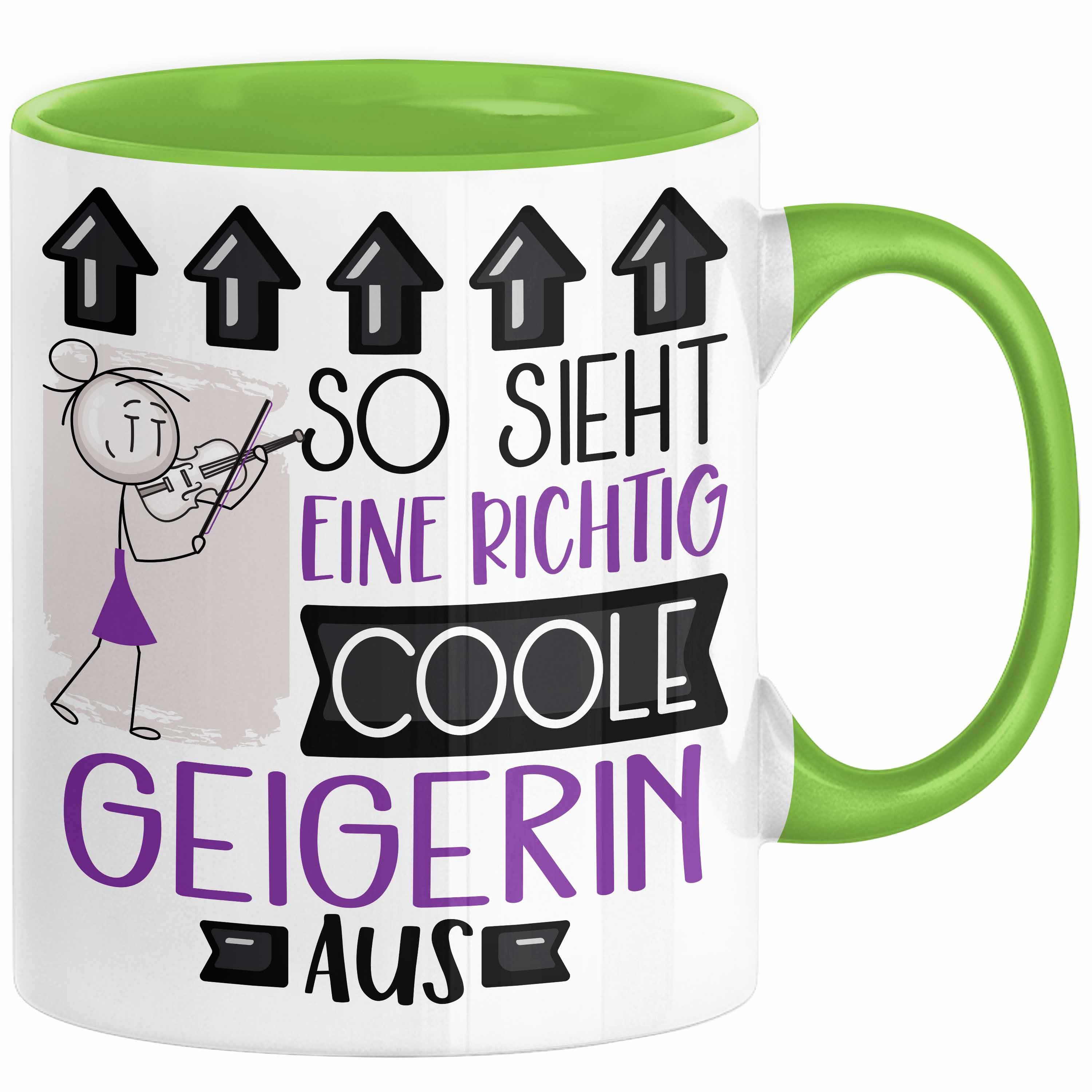 Tasse Geigerin Geschenk Tasse Geschenkidee für Geigerin Geburtstag Weihnacht