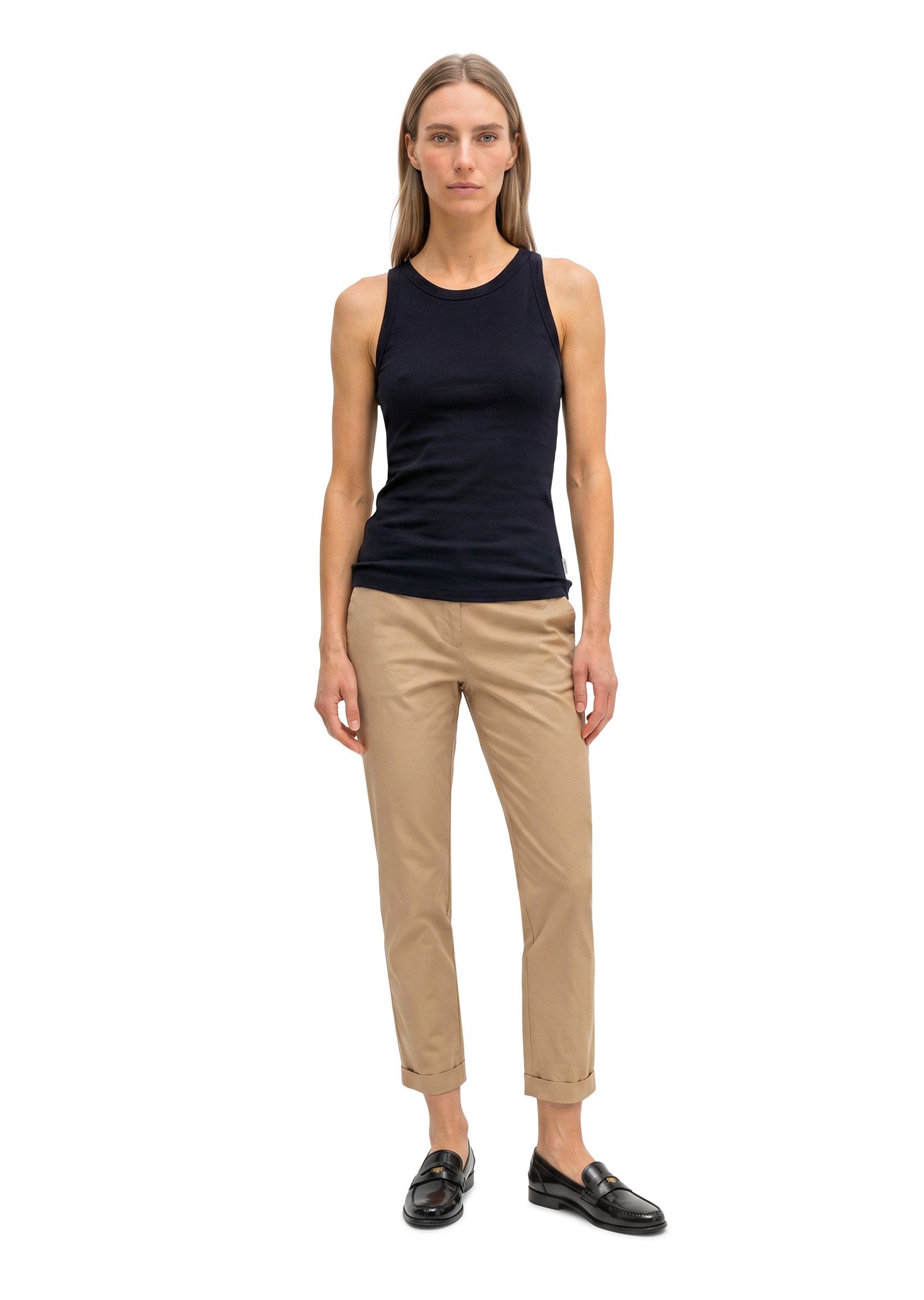 Marc O'Polo T-Shirt aus Rippjersey – Bild 5 von 5