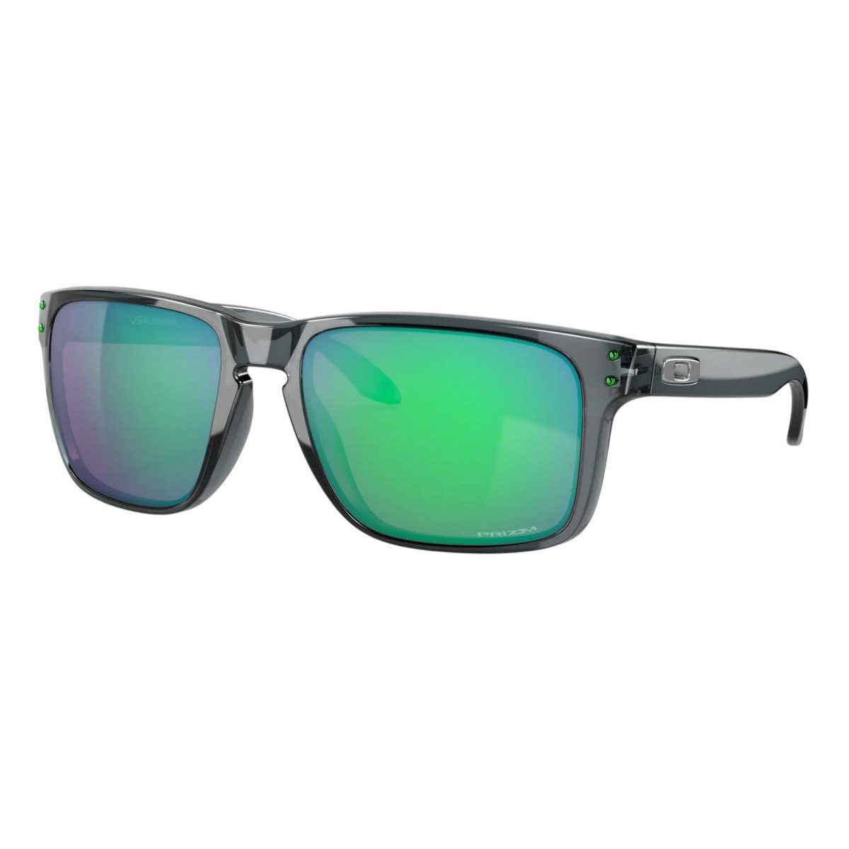 Oakley Sonnenbrille Holbrook XL (Glasfarbe: Prizm jade) kristallschwarz - 1 Brille