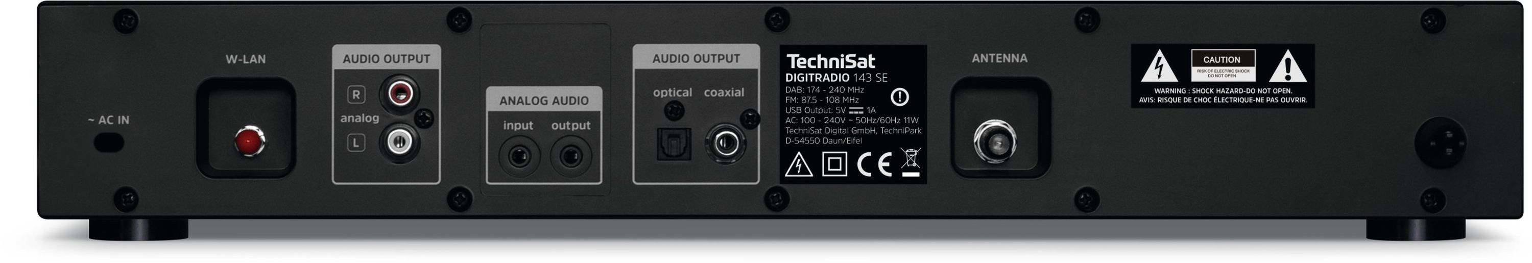 TechniSat DIGITRADIO 143 (V3) Internet-Radio (Digitalradio (DAB), FM-Tuner mit RDS, Internetradio, App-Steuerung, WLAN-Konnektivität)