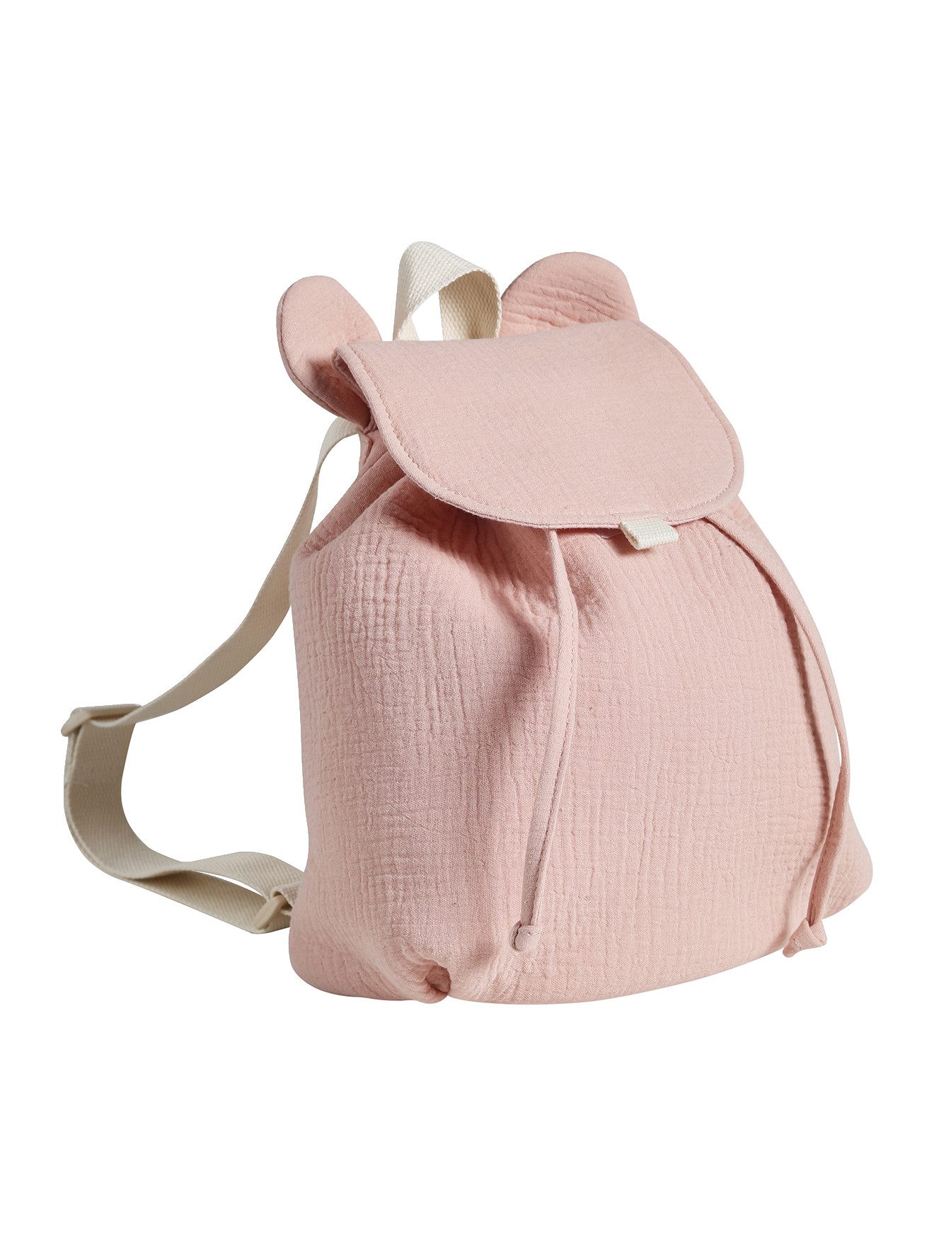 vertbaudet Rucksack Kinder Kita-Rucksack aus Musselin mit Ohren