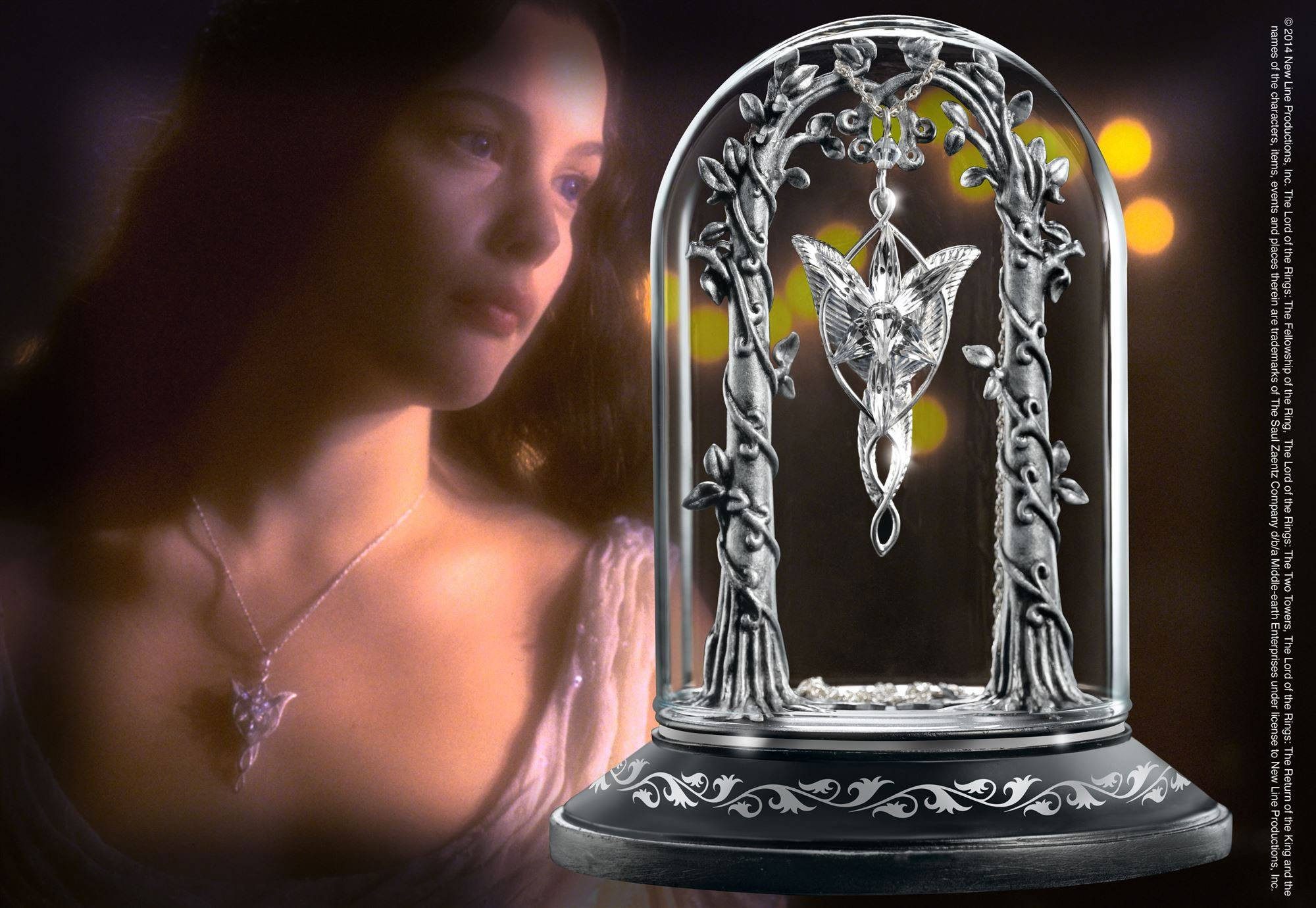 Schmuck Etagere Herr der Ringe Schmuckvitrine fuer Arwens Abendstern