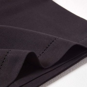 Homescapes Tischdecke Tischdecke aus 100% Baumwolle, 138 x 138 cm, schwarz (1-tlg)