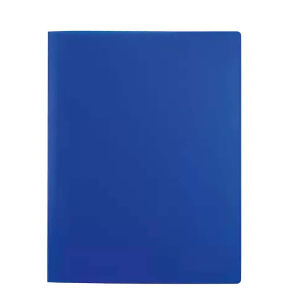 HERMA Aktenmappe Schnellhefter für A4 aus Polypropylen dunkelblau, Metallheftzunge und Einstecktasche