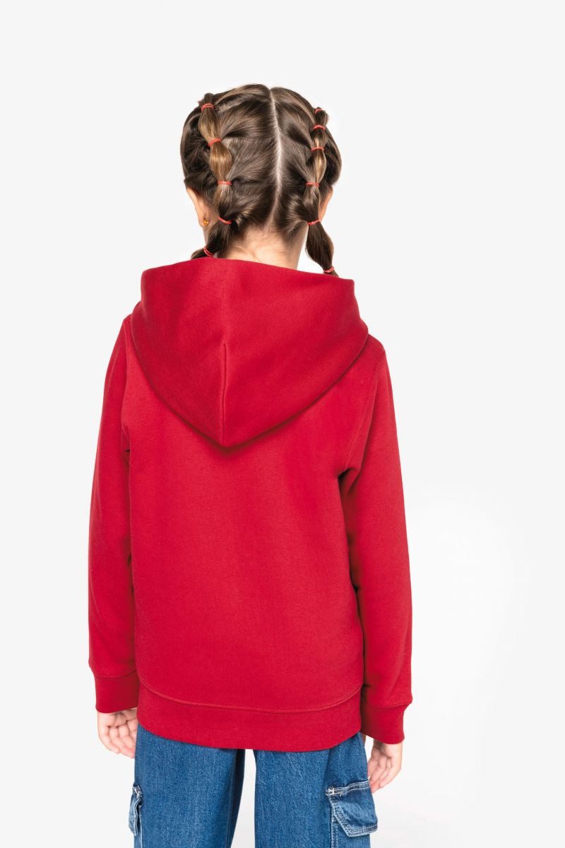 Native Spirit Kapuzensweatjacke Umweltfreundliches Kinder-Hoodie mit Reißverschluss