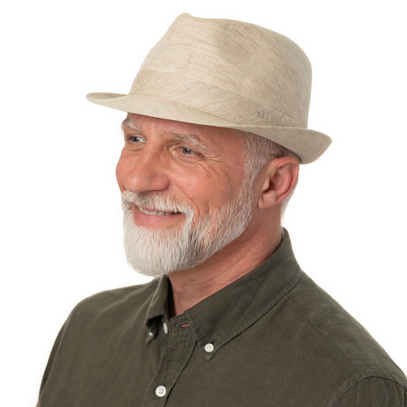 Stetson Sonnenhut (1-St) Leinenhut mit Futter, Made in Italy