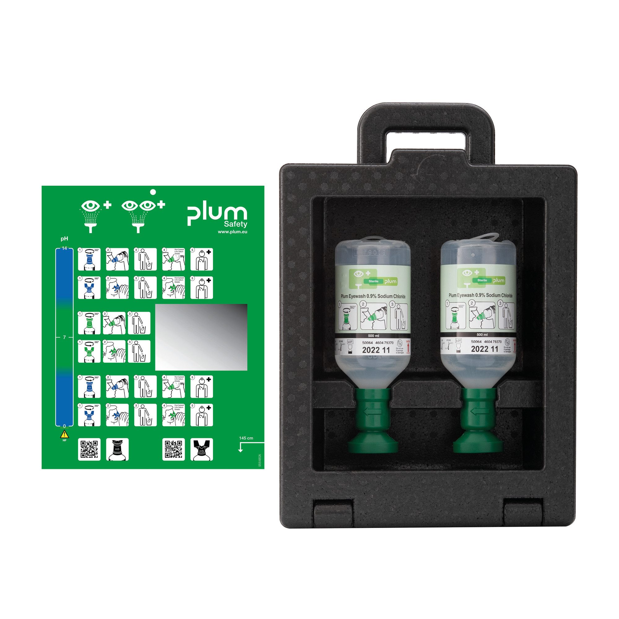 plum Erste-Hilfe-Set Augenspülstation iBox2 4922 inkl. 2xSpülung 4604