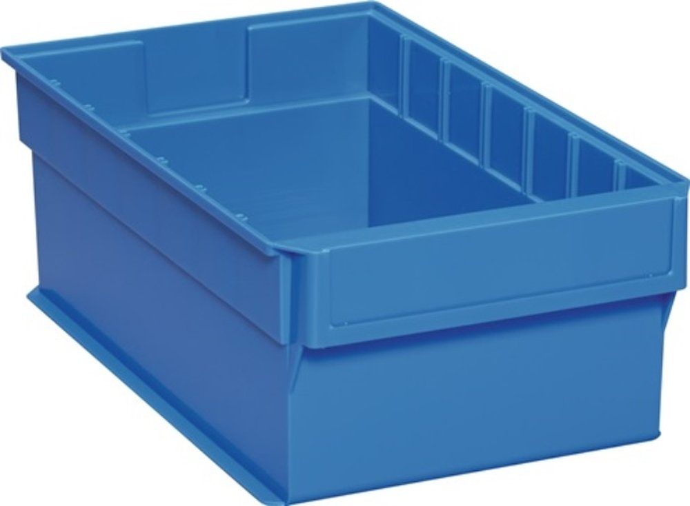 16er PP Regal PROMAT aus blau Regalkasten PROMAT L400xB235xH145mm hochwertigem Pack