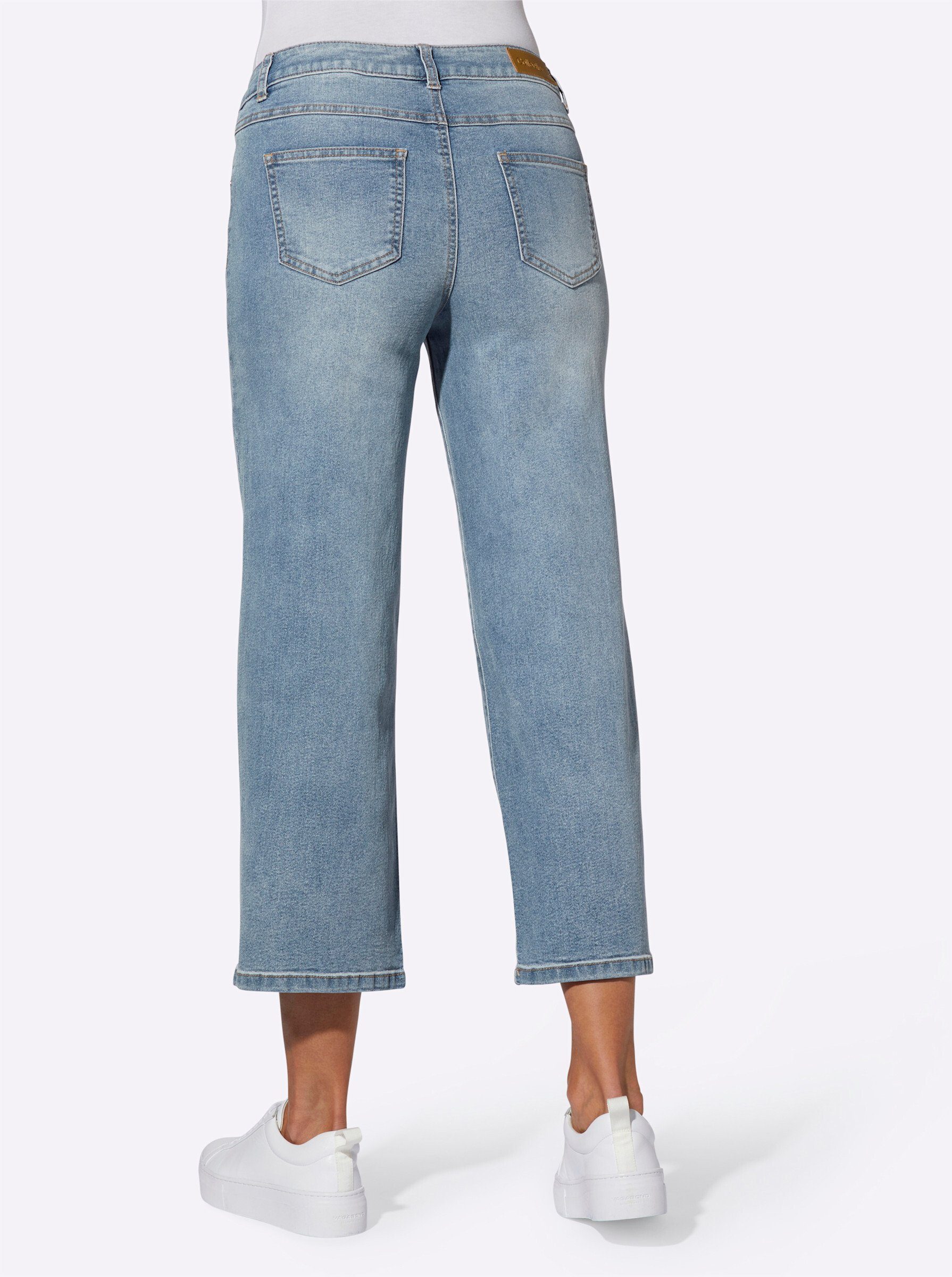 Witt Jeansshorts Jeans-Culotte komfortabel