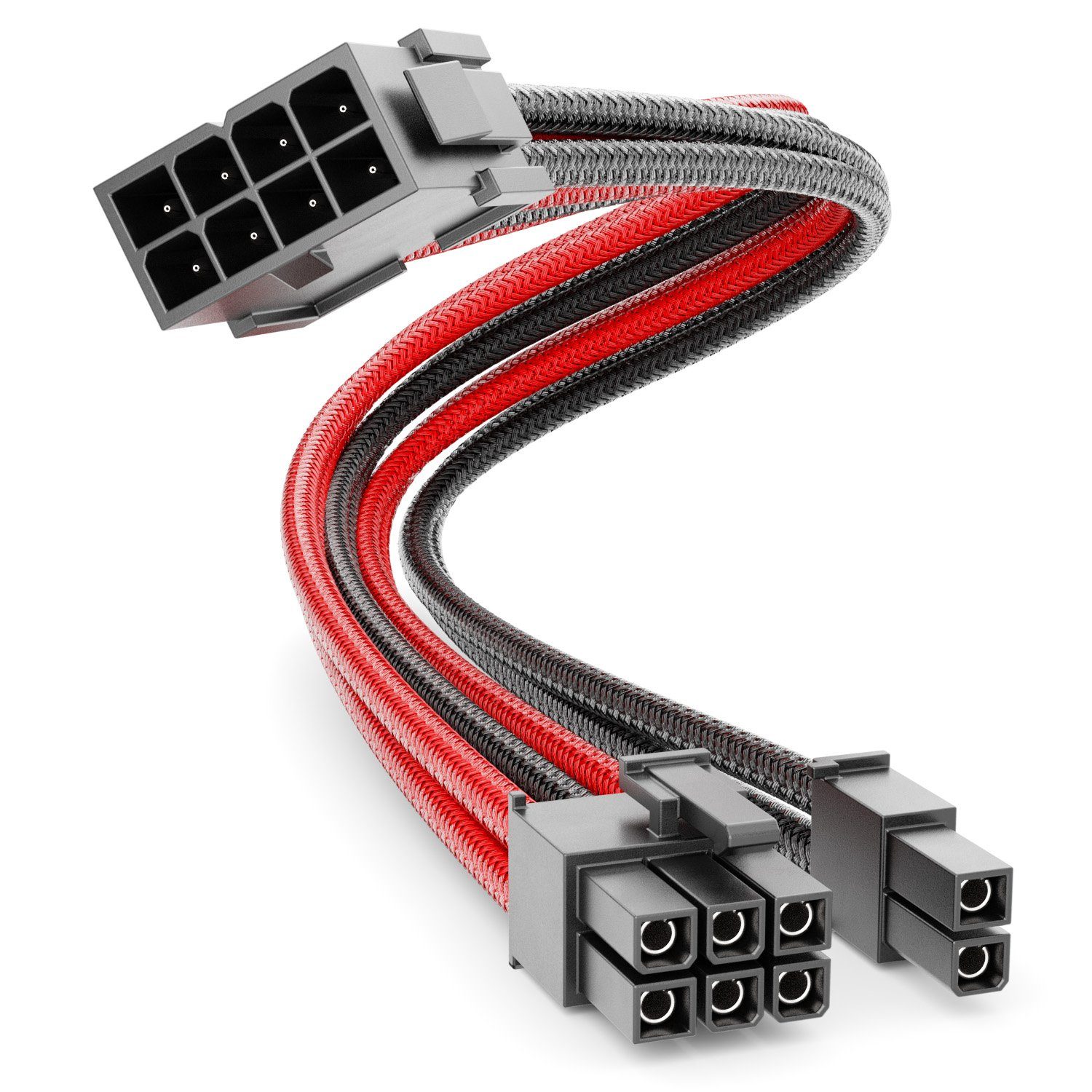 deleyCON deleyCON 6+2 Pin PCI Express GPU Grafikkarte Strom Kabel Intern 30cm Computer-Kabel