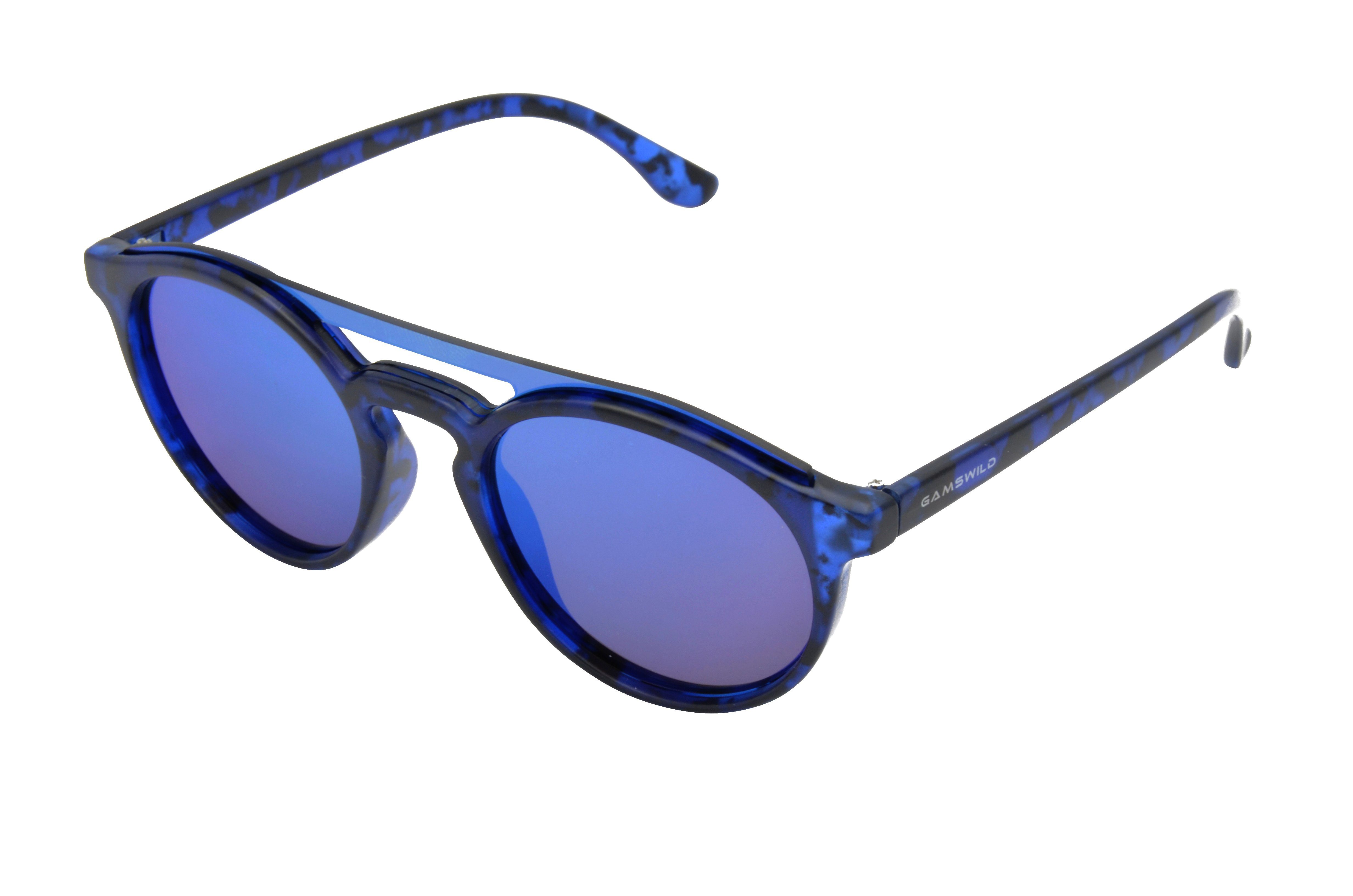Gamswild Sonnenbrille WM1221 braun Unisex Brille blau, Fashionbrille, grün, GAMSSTYLE grün, Herren Damen Mode