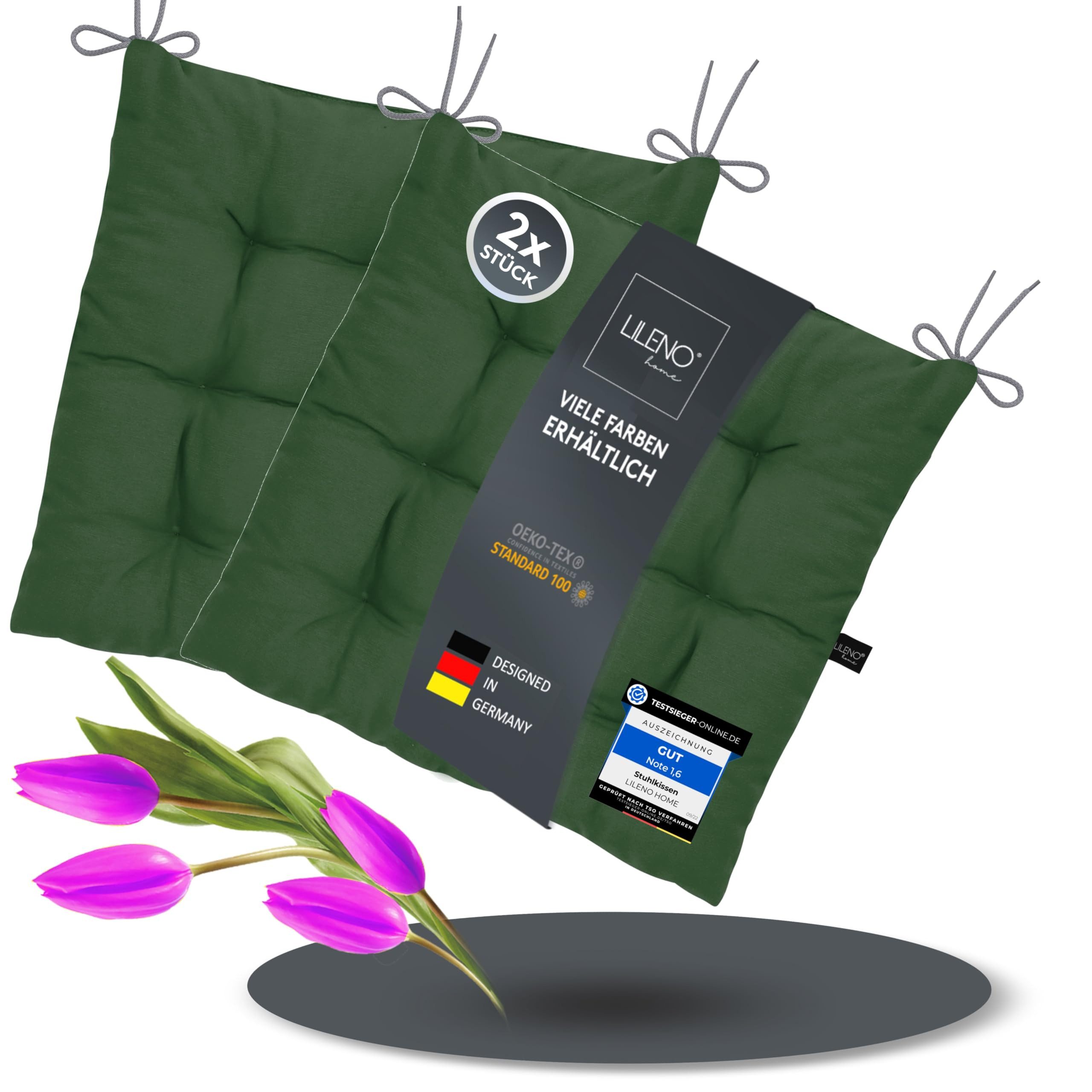 LILENO HOME Stuhlkissen Sitzkissen für Gartenstuhl, günstig online kaufen
