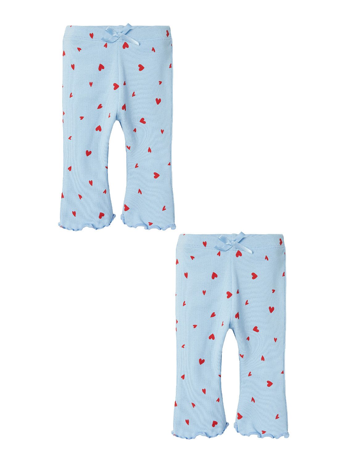 Name It Stoffhose 2er-Set modische Schlaghose Flared Fit (2-tlg) NBFTULLY XSL FLARE PANT