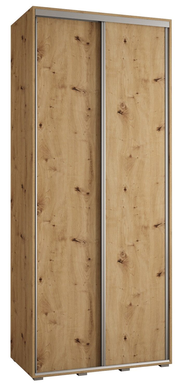 ABIKS MÖBEL Schwebetürenschrank Davos 1 Schlafzimmerschrank - Schiebetüren, Kleiderstange, Regalen