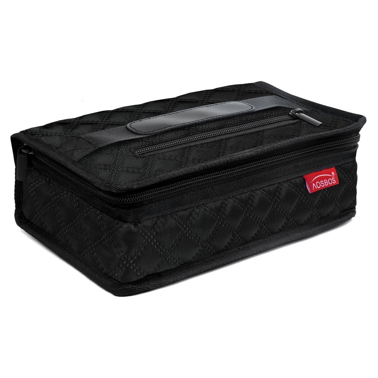 Kühltasche Kühltasche Mini Herren Isoliertasche Lunchbox Wasserdicht Karo Schwarz
