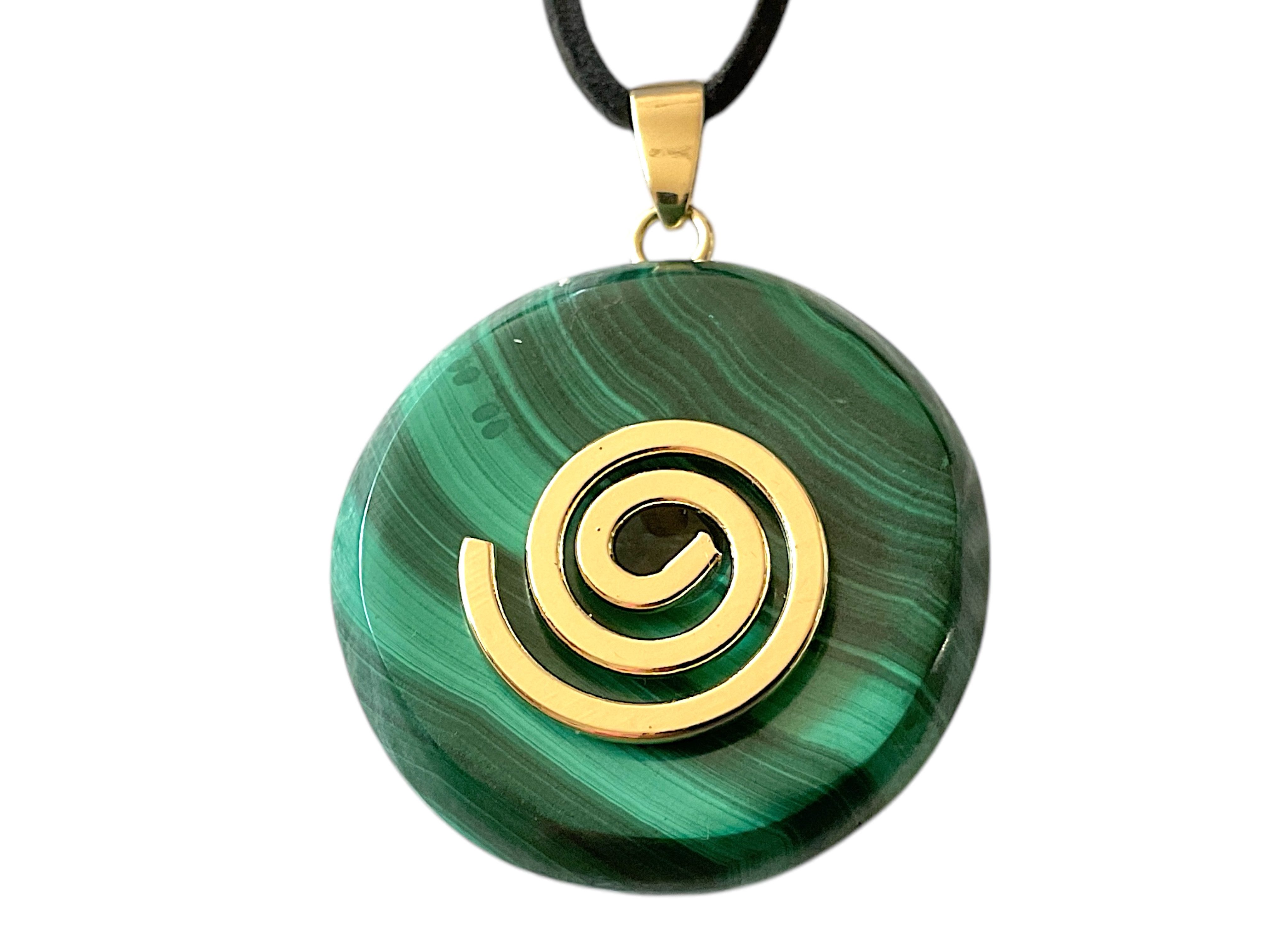 Steinfixx® Lange Kette echter Edelsteindonut 30 günstig online kaufen