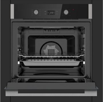 Klugmann Backofen-Set KO608.5TCX+KT604.1X, mit 1-fach-Teleskopauszug, Teleskopauszug, 72L, WOK-Aufsatz, Abschaltautomatik