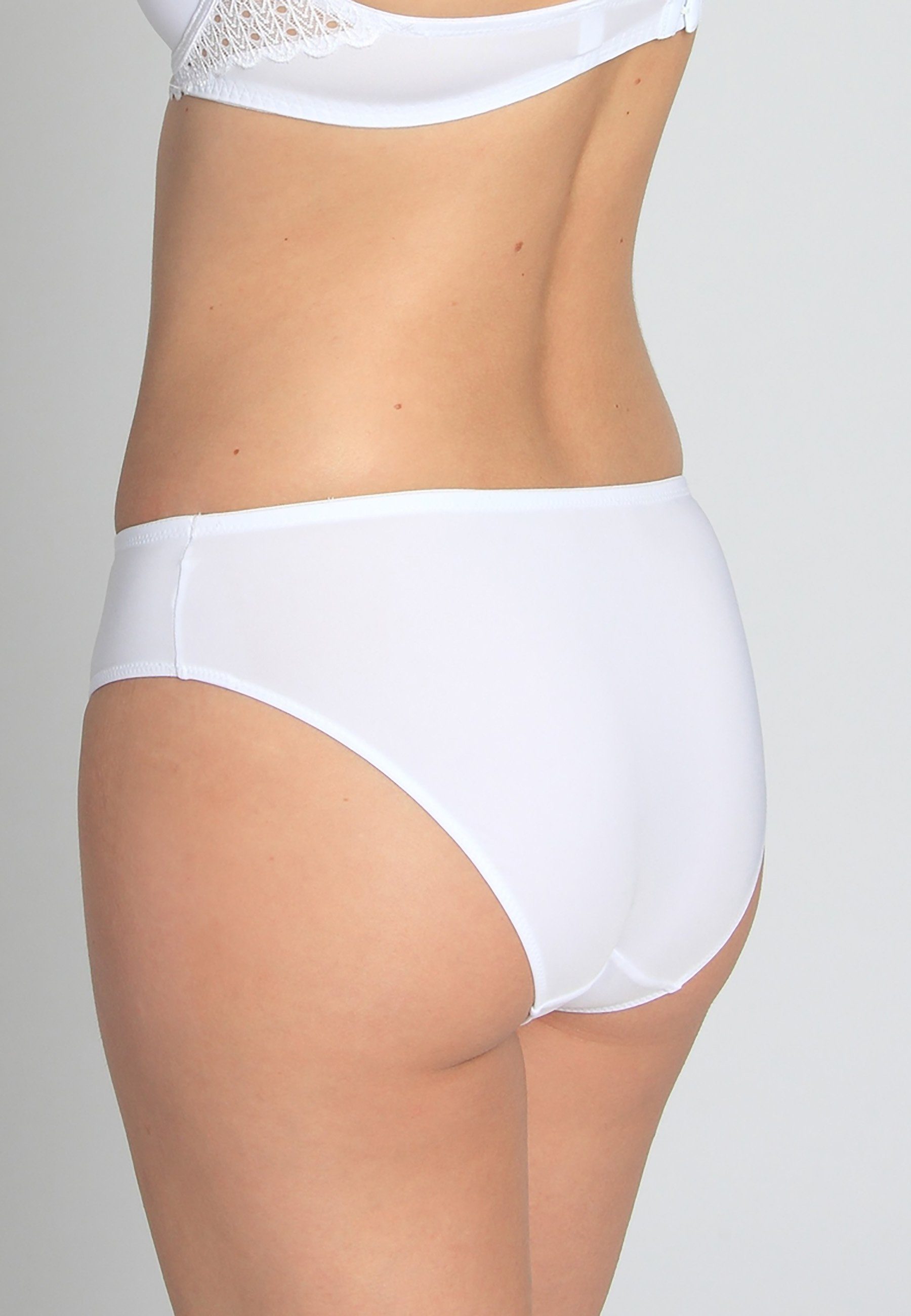 Sassa Slip Lovely Secret (2er Pack) normale Taillenhöhe, klassische Passform, elegante Spitzendetails