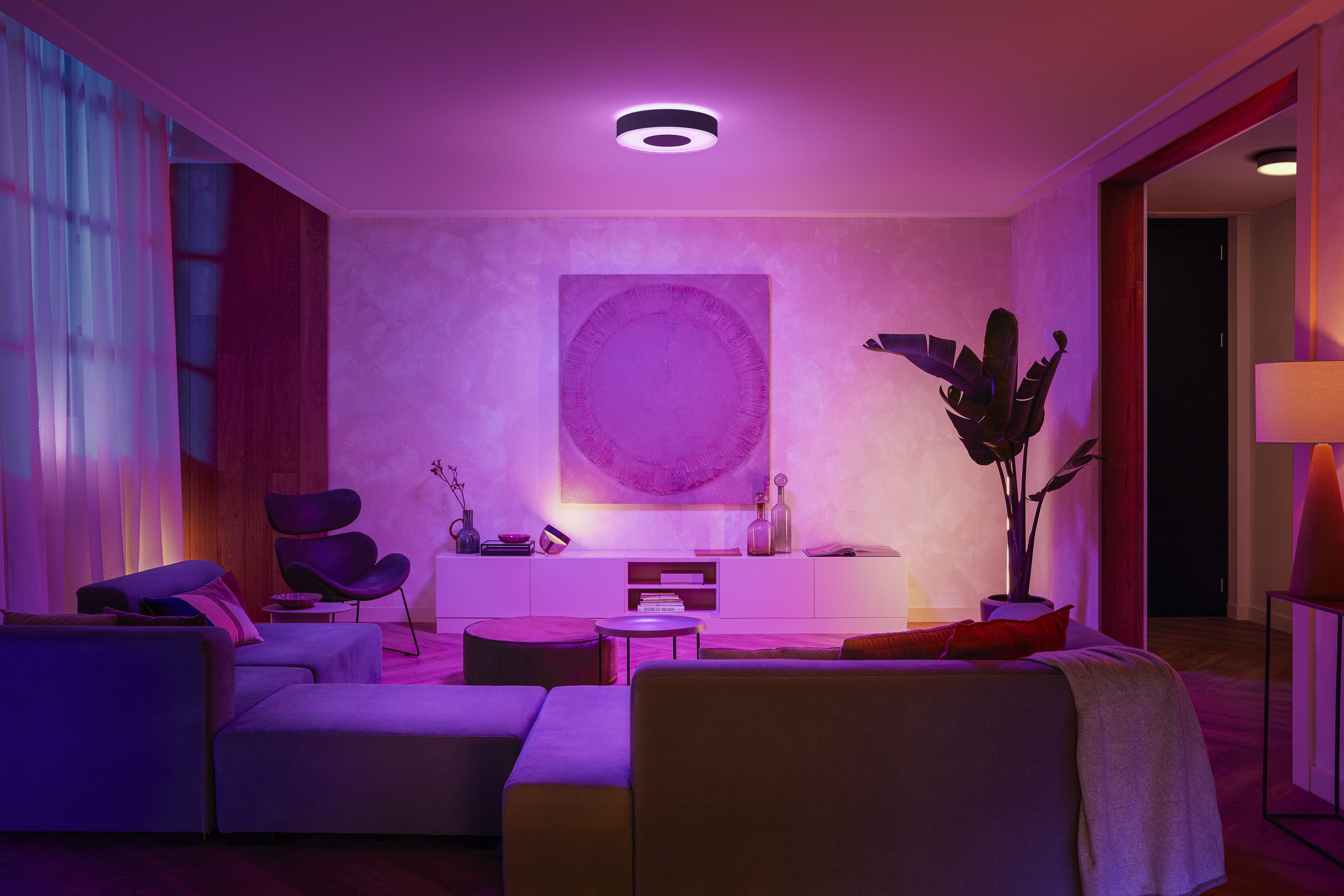 Philips Hue Smarte LED-Leuchte White & Color Ambiance Infuse Deckenleuchte günstig online kaufen