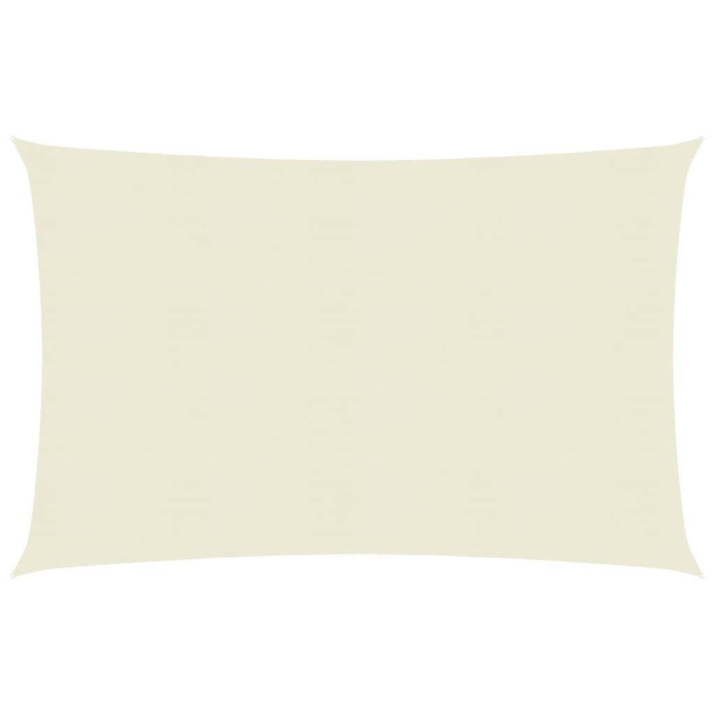 Sonnensegel Sonnensegel 160 g m² Creme 2x3,5 m HDPE Beschattung Rechteck