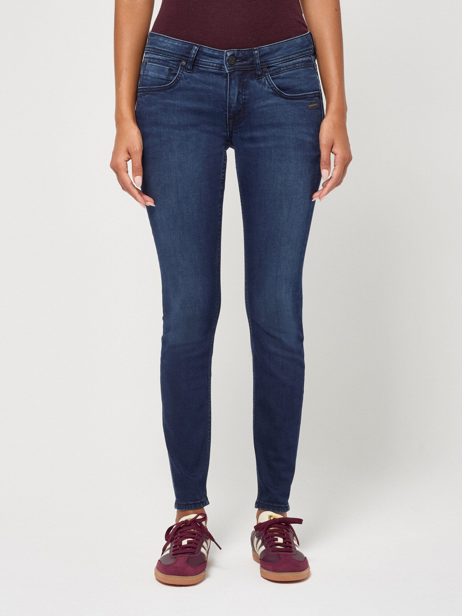 GANG 5-Pocket-Jeans 94FAITH CROPPED im 5-Pocket-Style