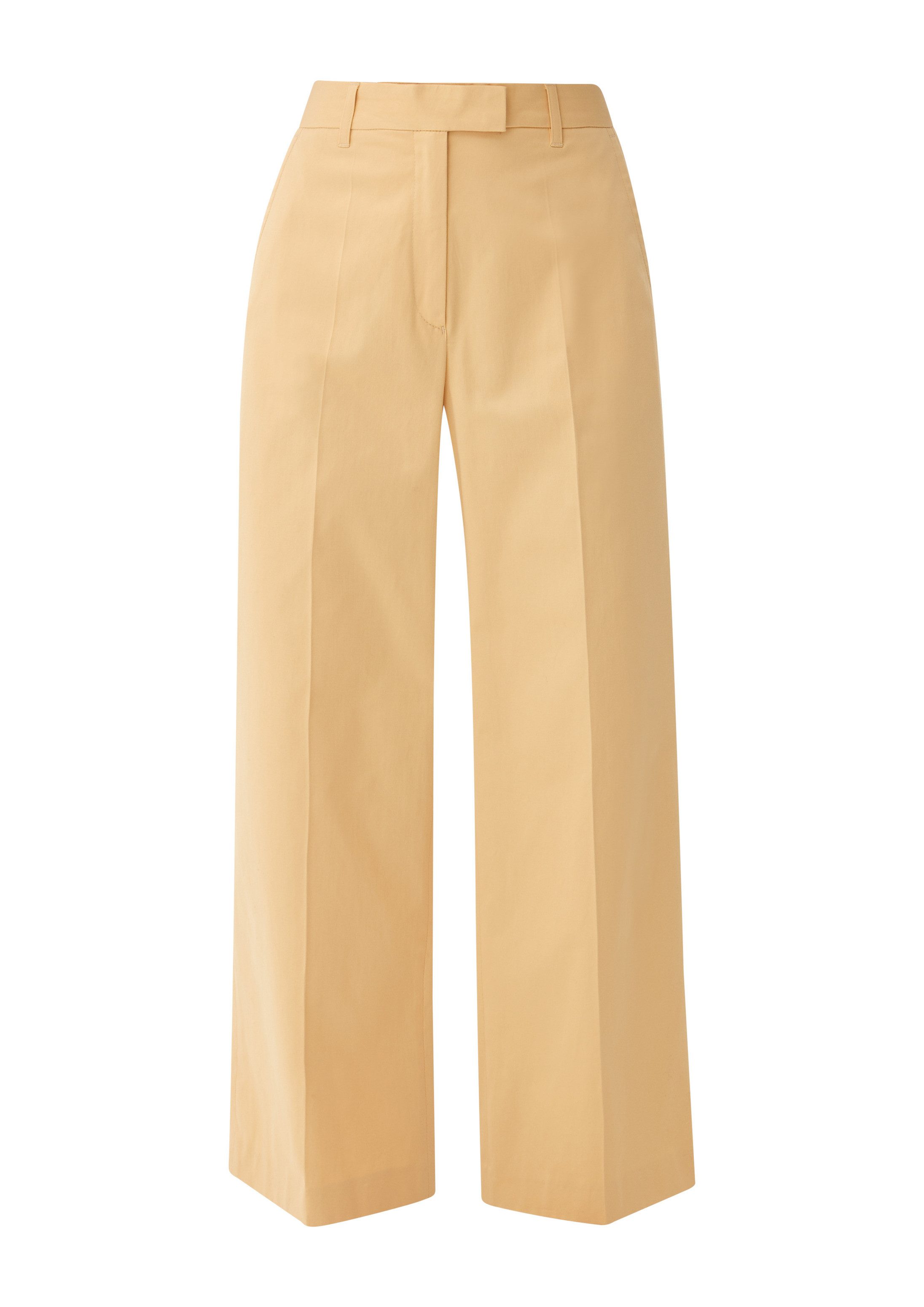 s.Oliver Chinos Hose Culotte aus Baumwollstretch