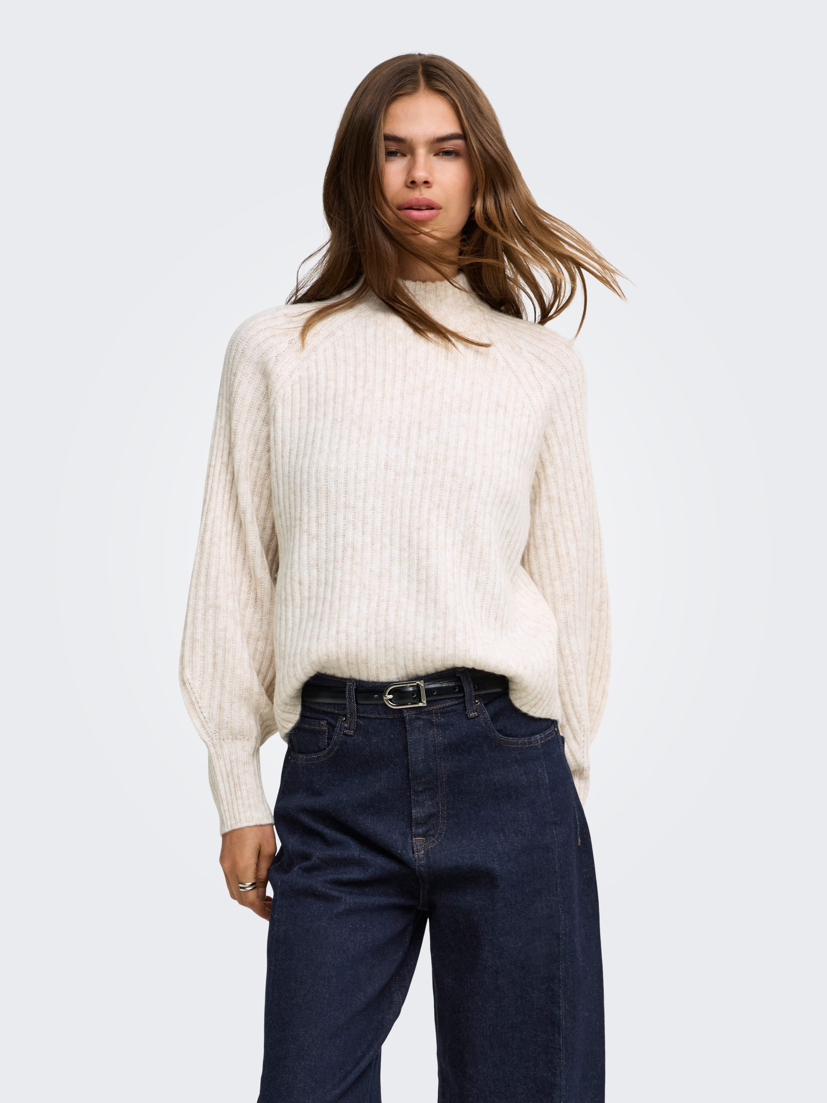 ONLY Strickpullover ONLKALIBU L/S PULLOVER KNT NOOS Kunstfaser, regular fit