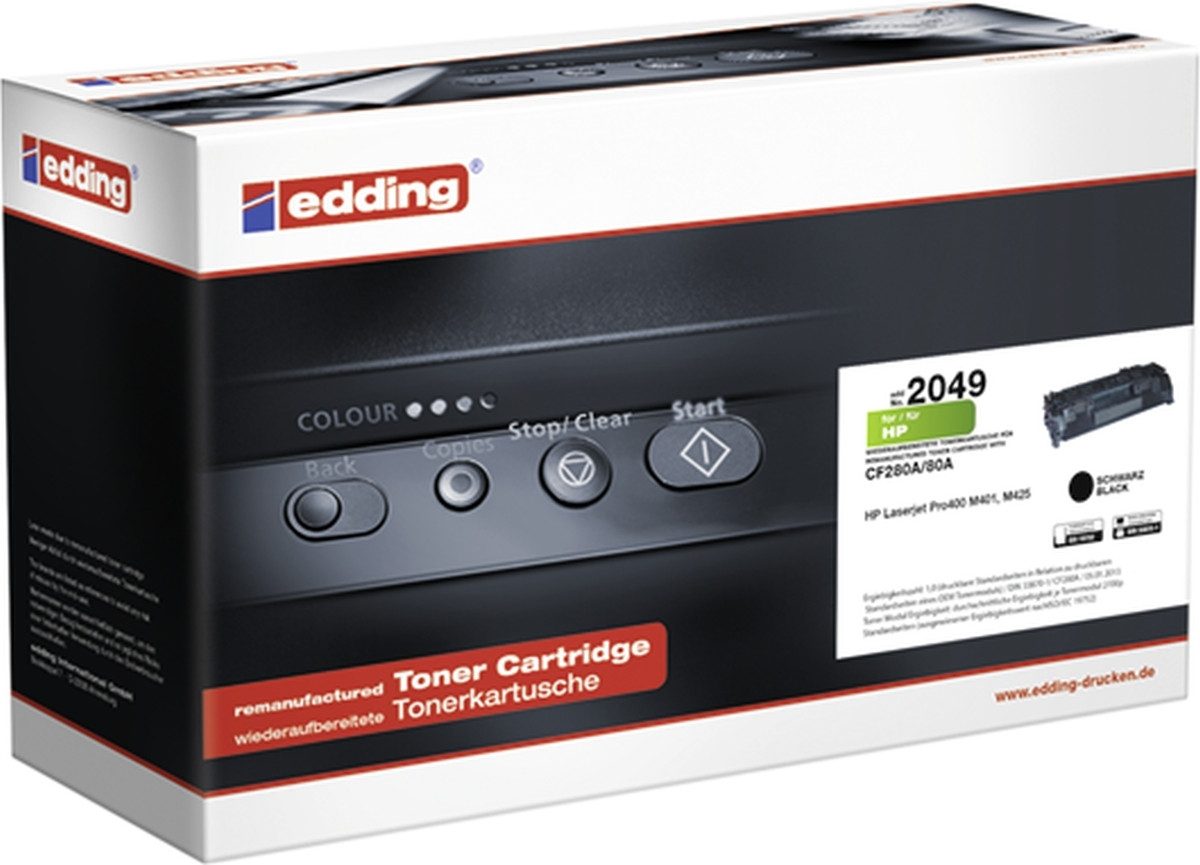 edding Tonerpatrone Toner kompatibel mit HP CF280A black