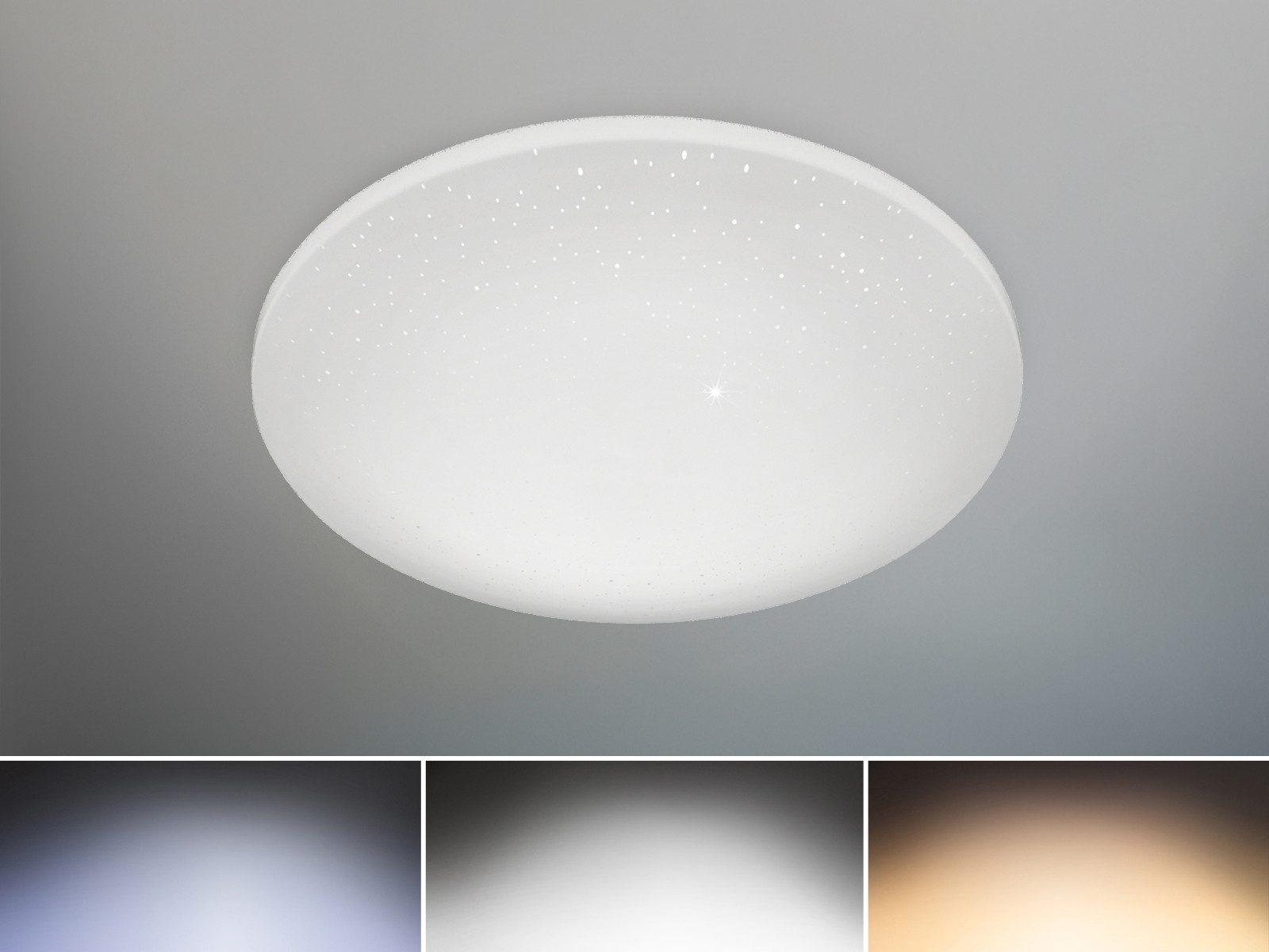 meineWunschleuchte LED Deckenleuchte, Dimmer, Farbsteuerung, Nachtlicht, günstig online kaufen