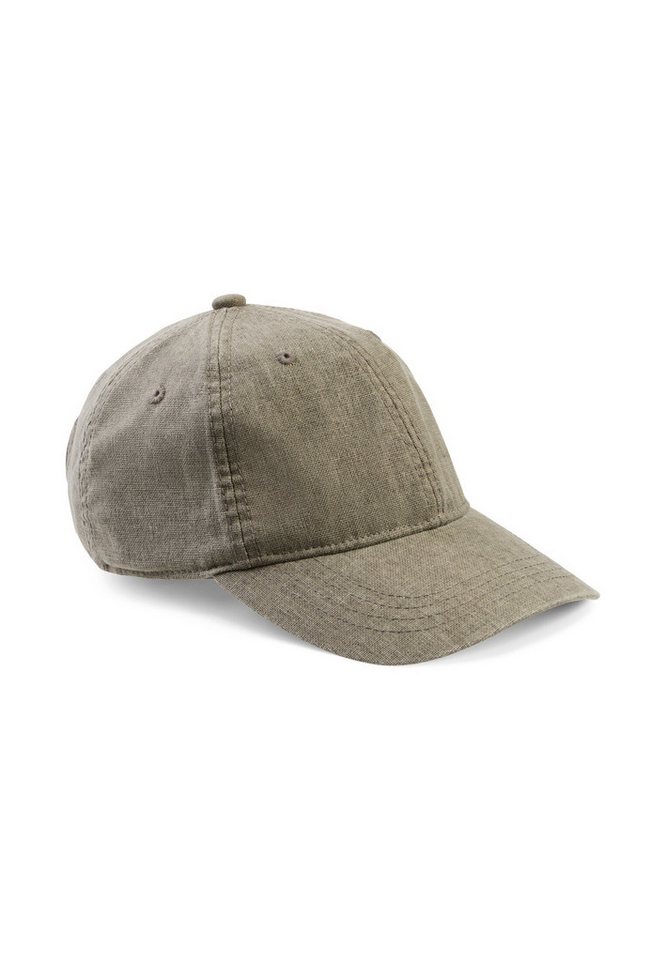 camel active Baseball Cap aus Baumwoll-Leinen-Mix