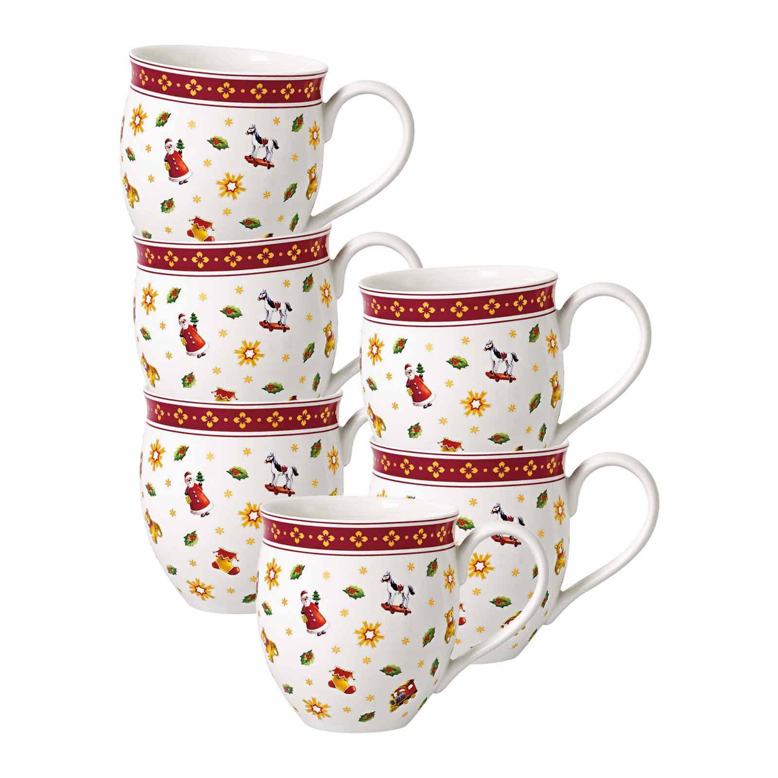 Villeroy & Boch Кружки Toy's Delight Кружки mit Streumotiv 390 ml 6er Set, Porzellan