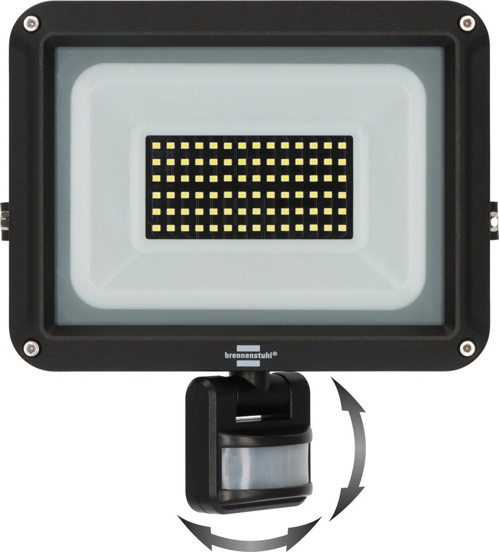 für LED Brennenstuhl mit P, Wandstrahler Bewegungsmelder integriert, LED 7060 fest JARO außen,