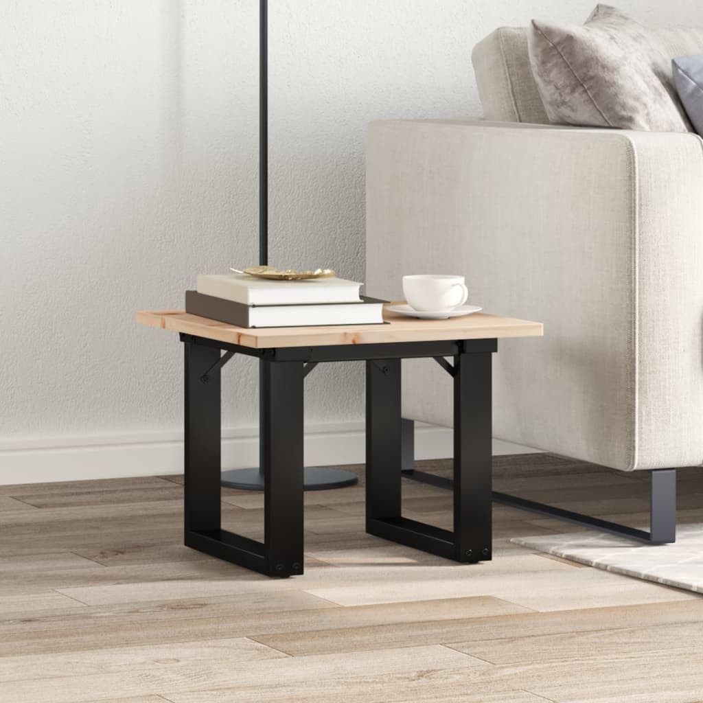 vidaXL Esstisch Couchtisch O-Gestell 50x50x35cm Massivholz günstig online kaufen