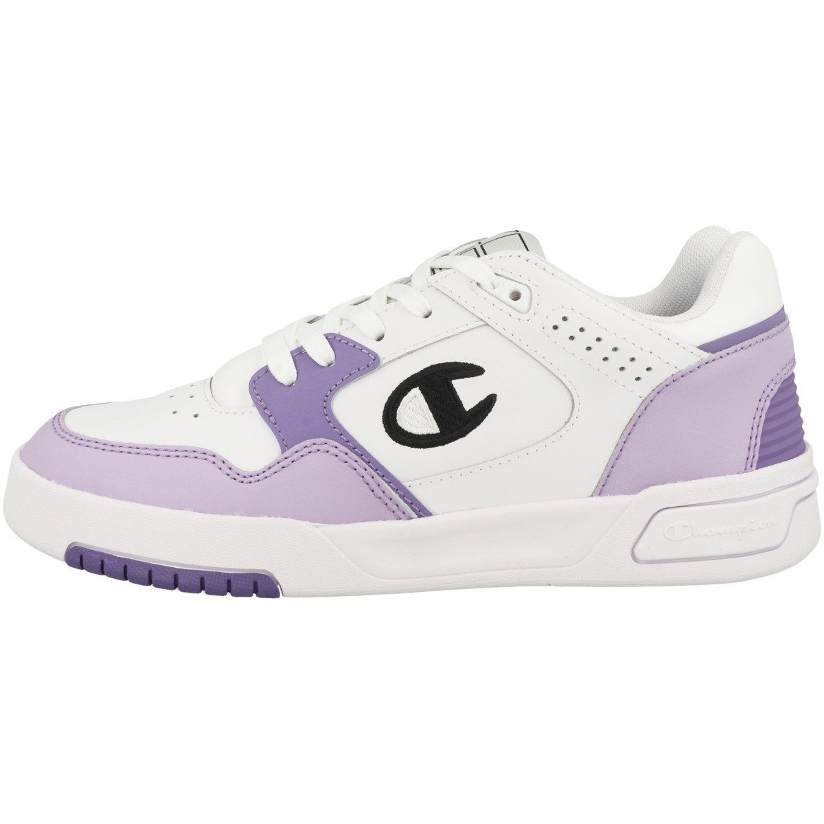 Champion Low Cut Shoe Z80 Damen Sneaker Perforation white-violet