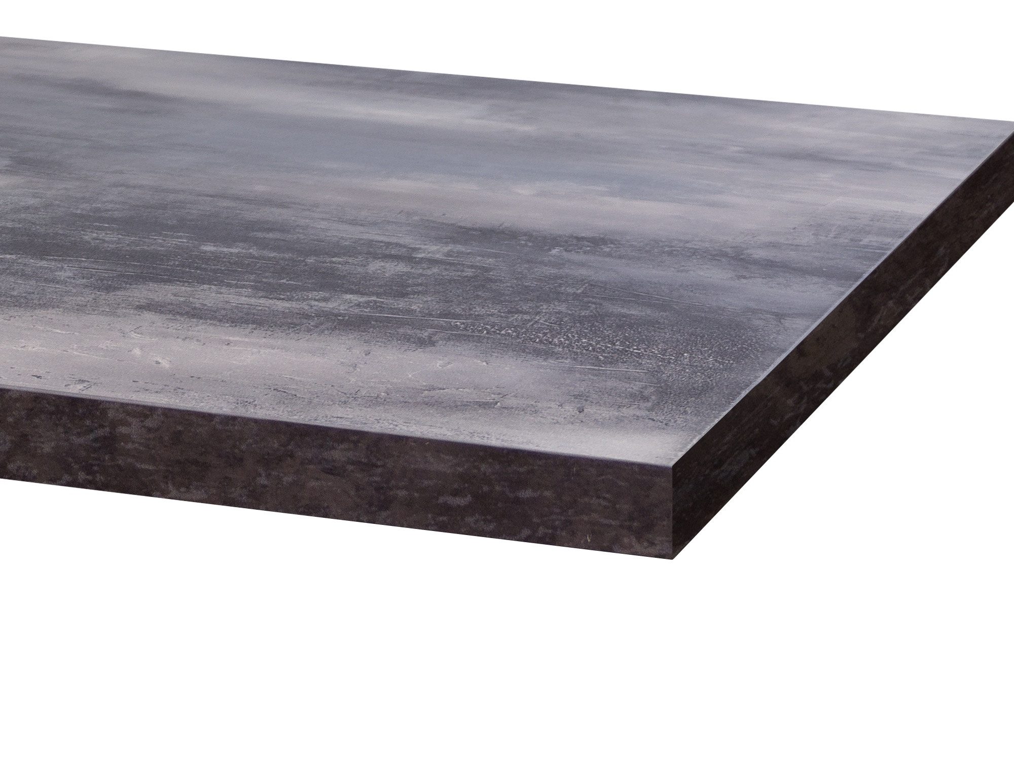 Flex-Well Arbeitsplatte Arbeitsplatte - 210 x 60 x 2,8 cm - Schiefer Blau-Grau gewischt – Tosk