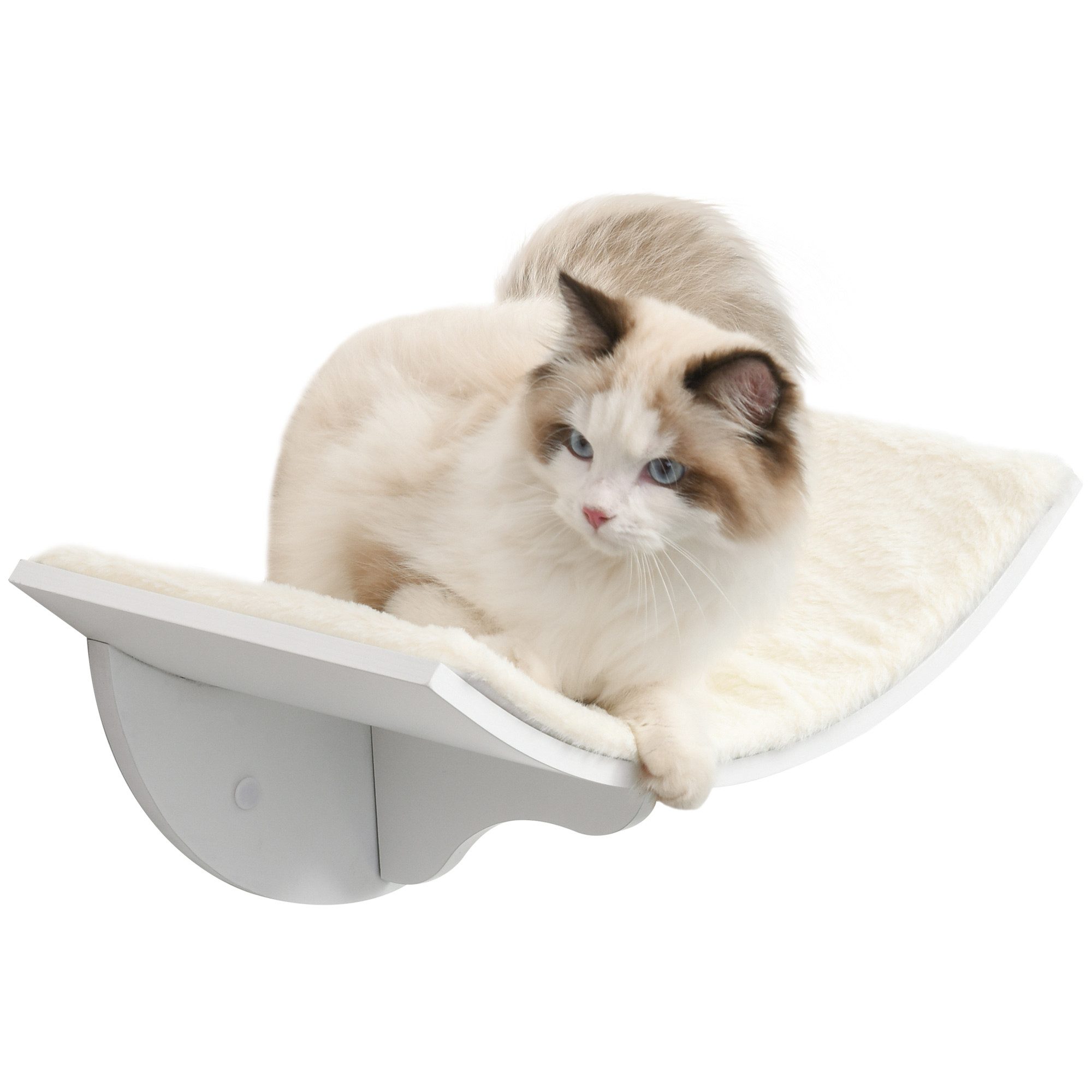 PawHut Kratzbaum Wand montierte Katze Regale, günstig online kaufen