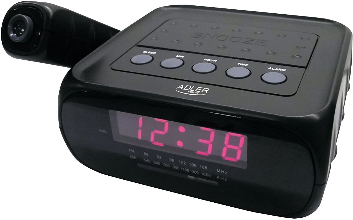 Adler Radiowecker »AD 1120« Weckfunktion, Uhrzeit-Wandprojektion, Projektor, LED, AM/FM-Tuner ...