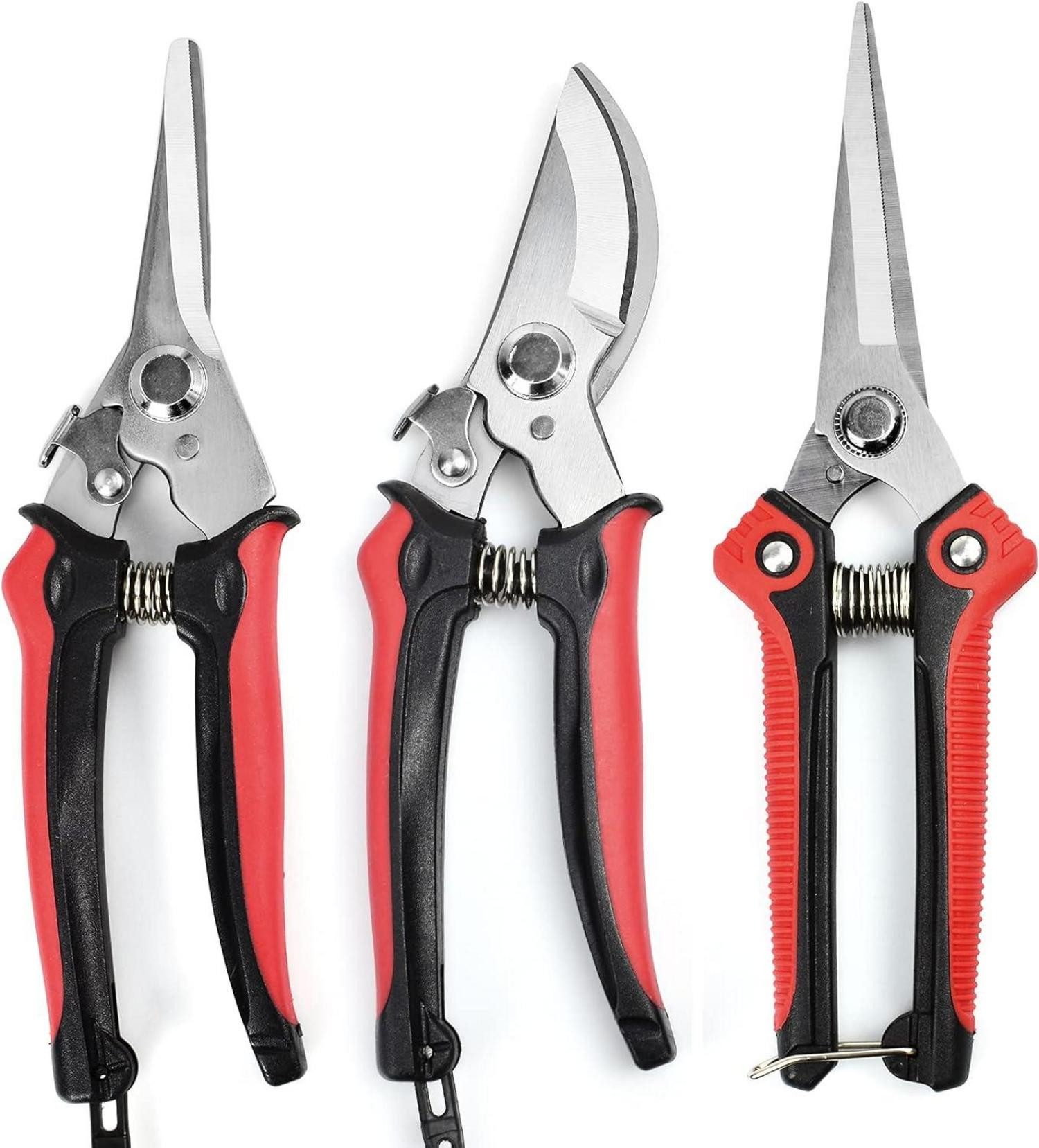 LuxusKollektion Gartenpflege-Set Professionelles Gartenschere Set 3 günstig online kaufen