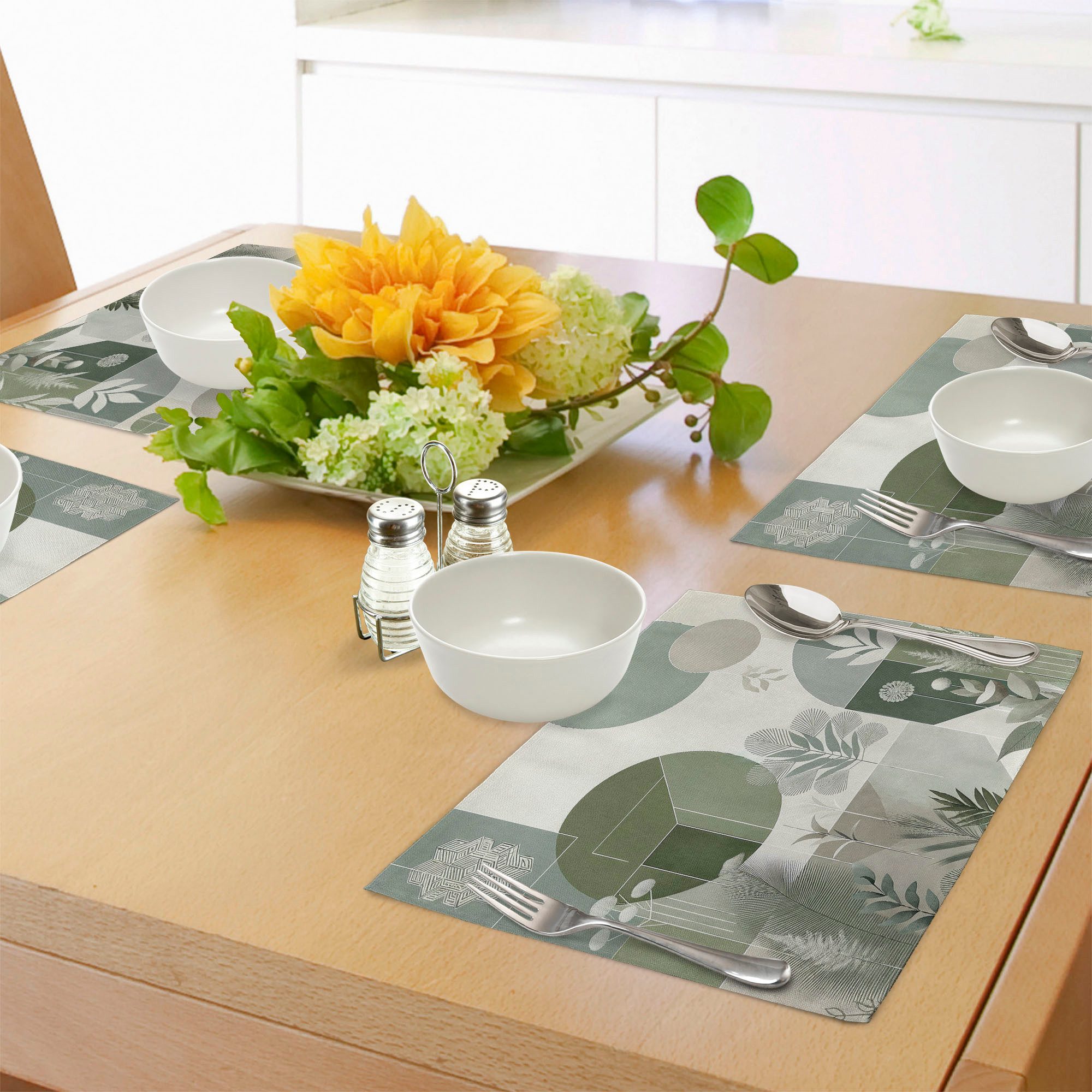 Abakuhaus Platzset Waschbare Stoff Esszimmer Küche günstig online kaufen